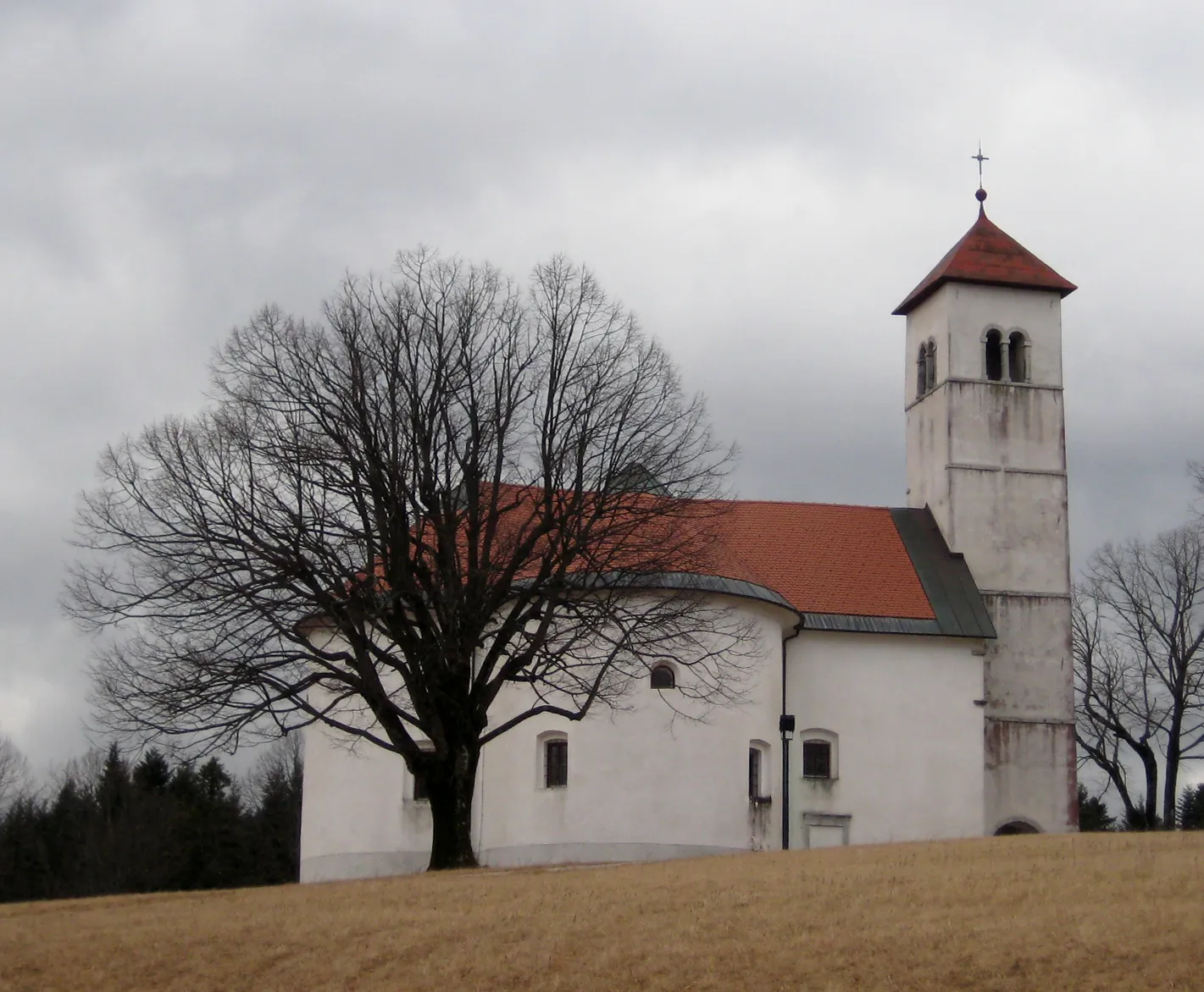 Photo showing: Church of St. Volbenk in Zelše, Slovenia