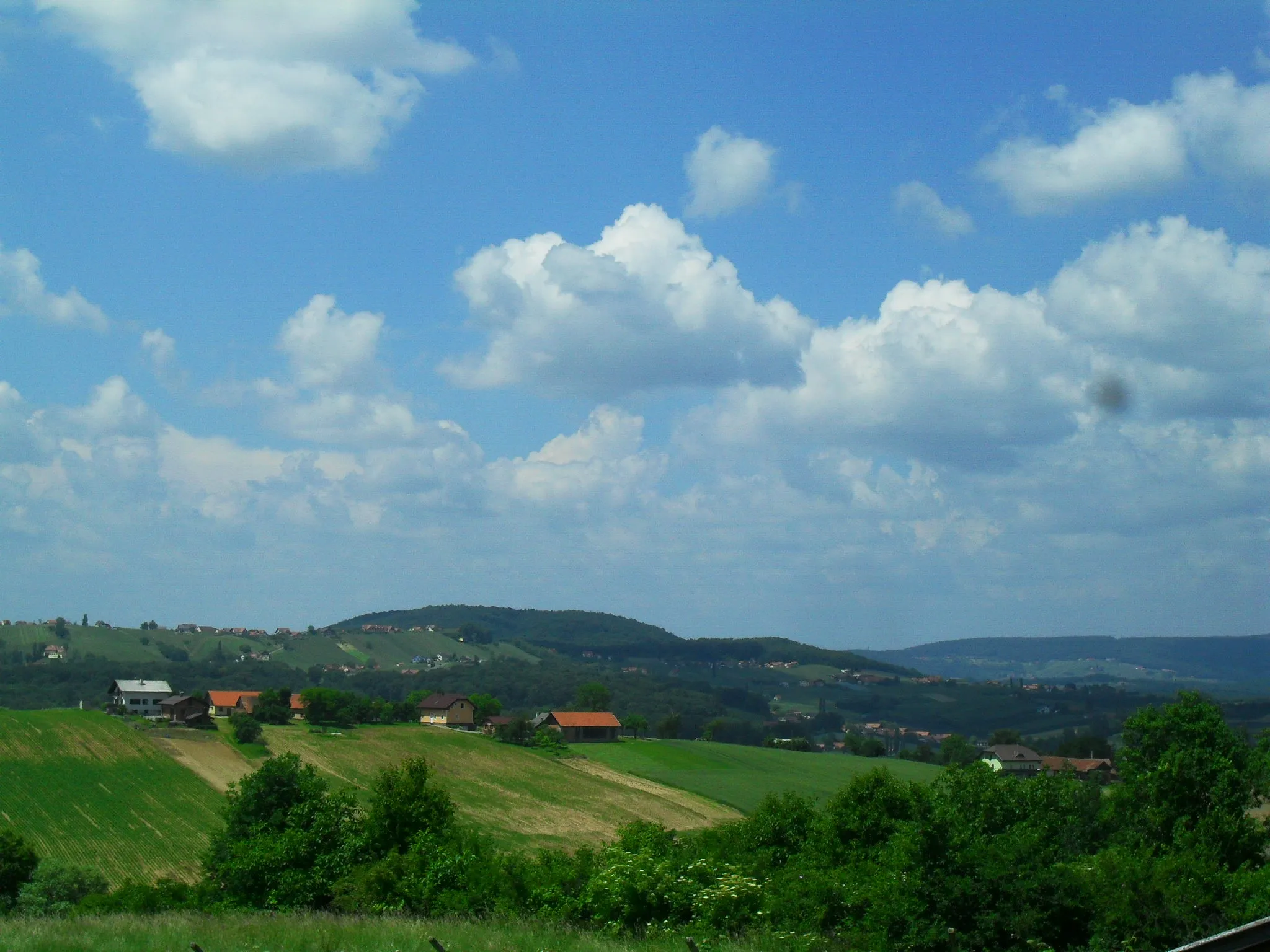 Photo showing: Landscapes of Northern Goričko in Prekmurje: Gerlinci, Kramarovci, Fikšinci