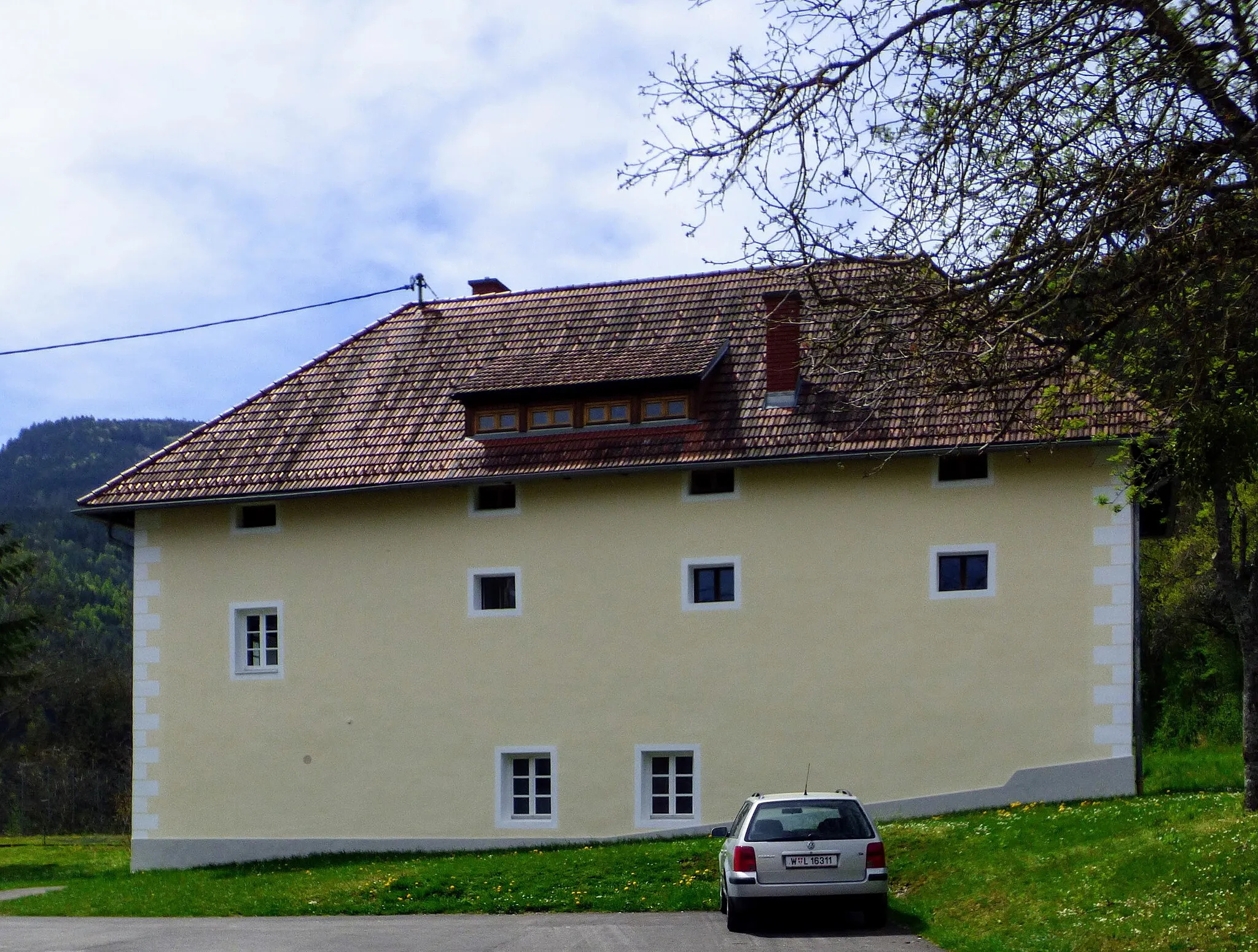 Photo showing: Meierhof des Schlosses Neuhaus, Kärnten
Neuhaus Nr. 14