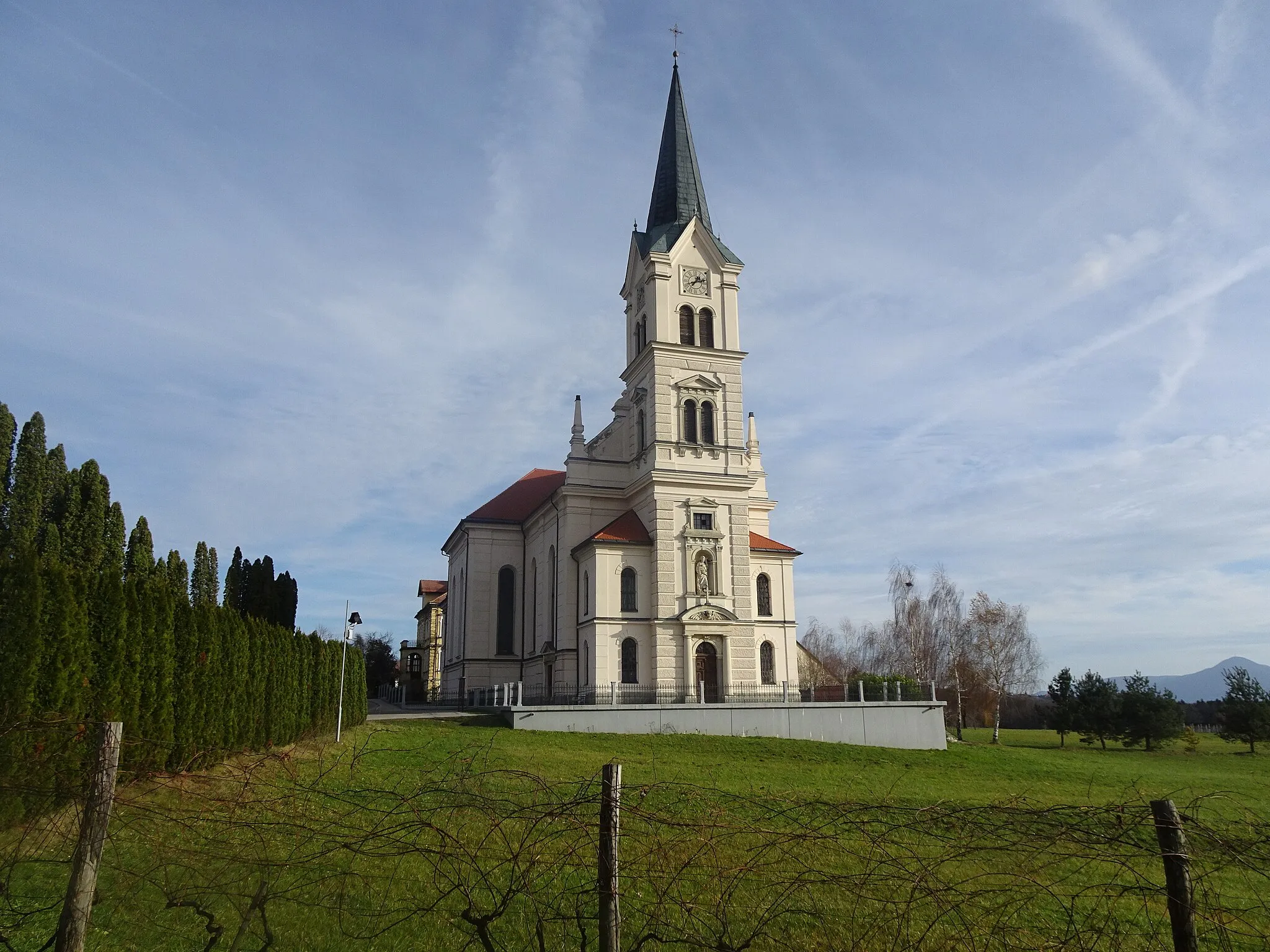 Photo showing: Župnijska cerkev Čadram-Oplotnica