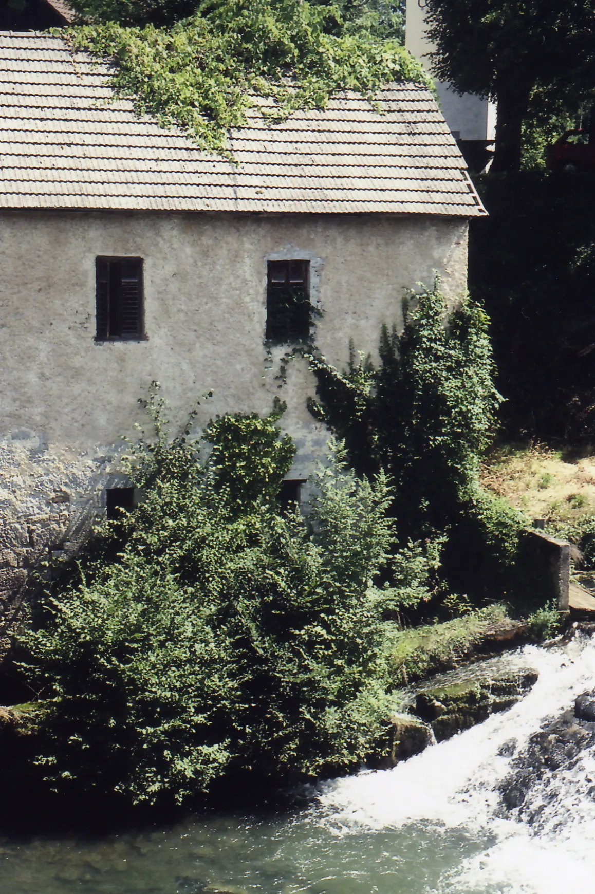 Photo showing: Water mill in Gradac (Bela krajina region/Slovenia)