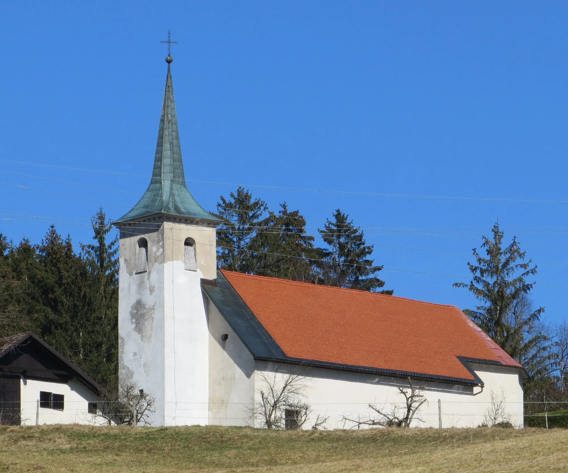 Photo showing: Saint Martin's Church in Podcerkev, Municipality of Loška Dolina, Slovenia