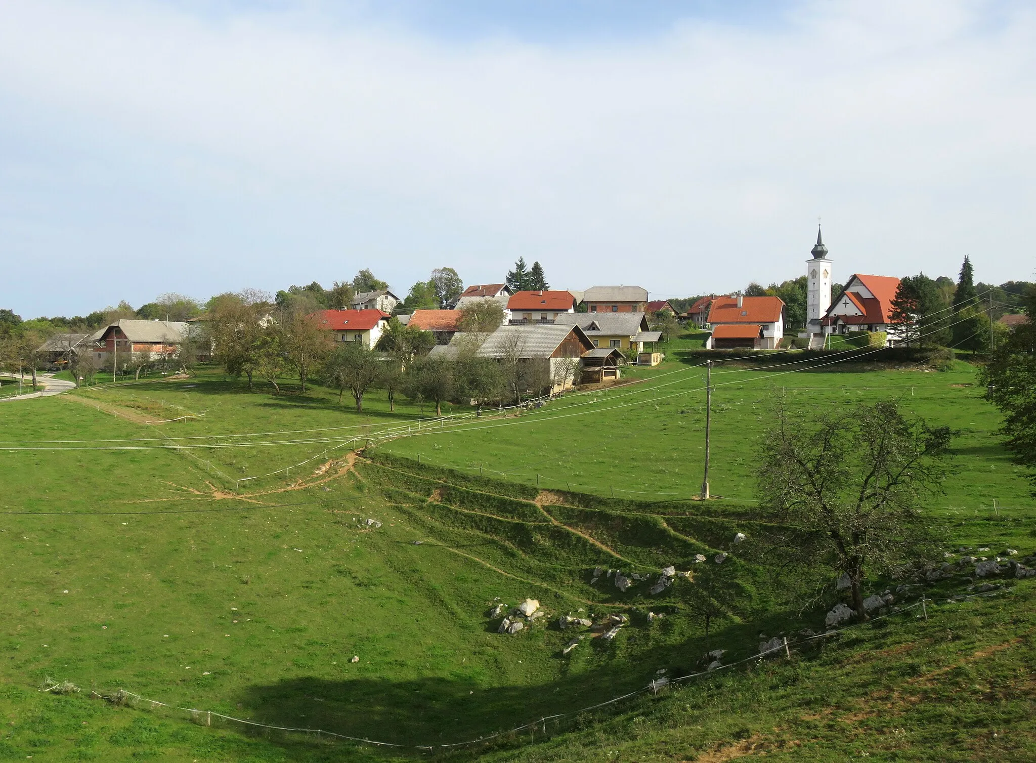 Photo showing: Dolnji Ajdovec, Municipality of Žužemberk, Slovenia