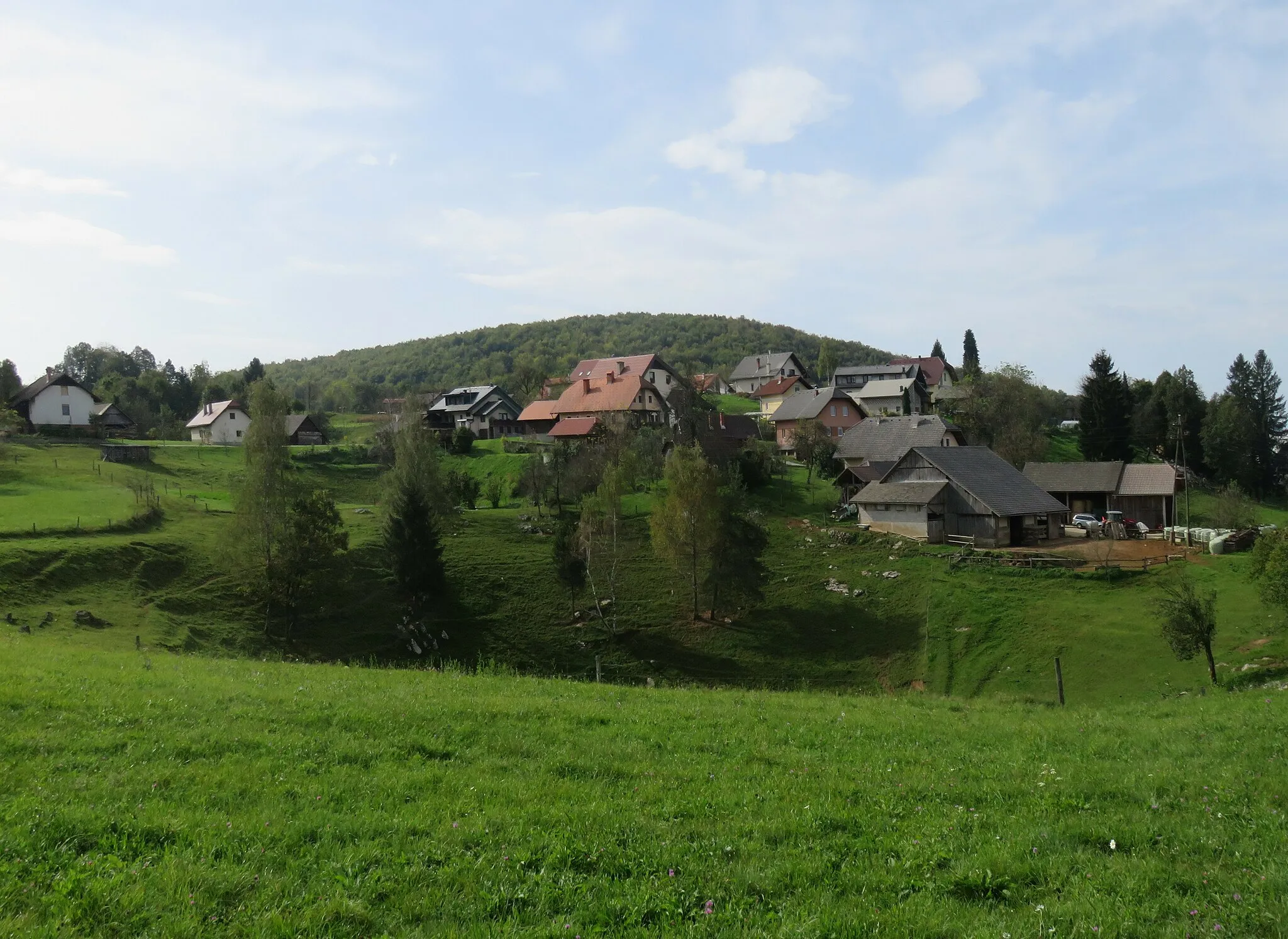 Photo showing: Gornji Ajdovec, Municipality of Žužemberk, Slovenia