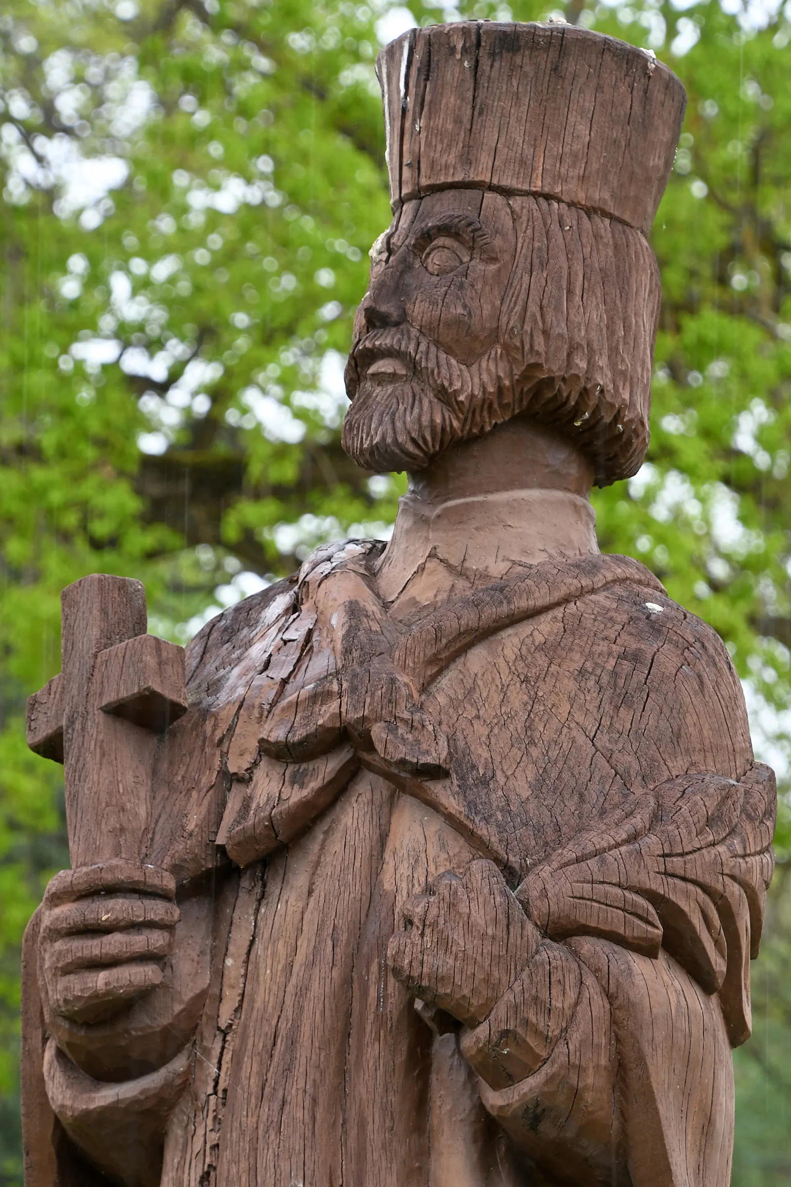Photo showing: Statue of Saint John of Nepomuk in Letenye, Hungary