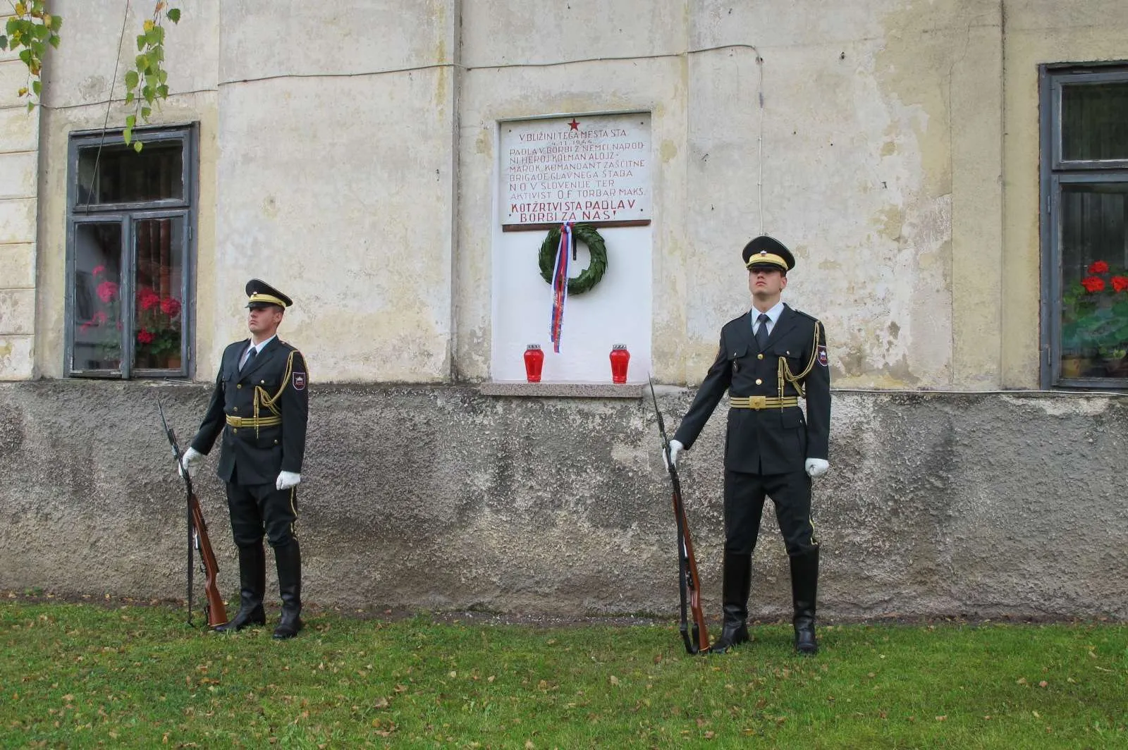 Photo showing: Spominska slovesnost ob 70. obletnici bojev partizanskih enot v Koprivniku