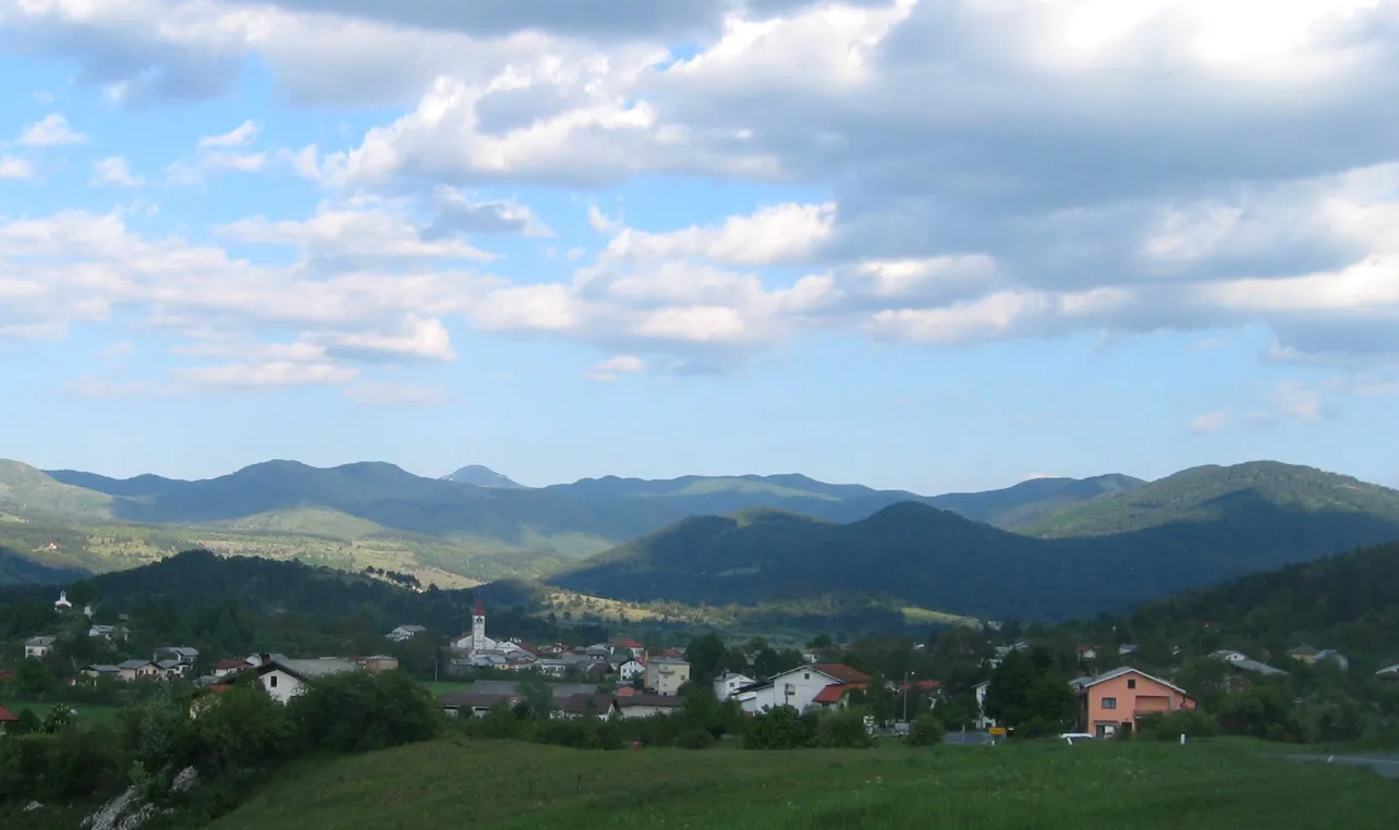 Photo showing: Knežak, town in Slovenia