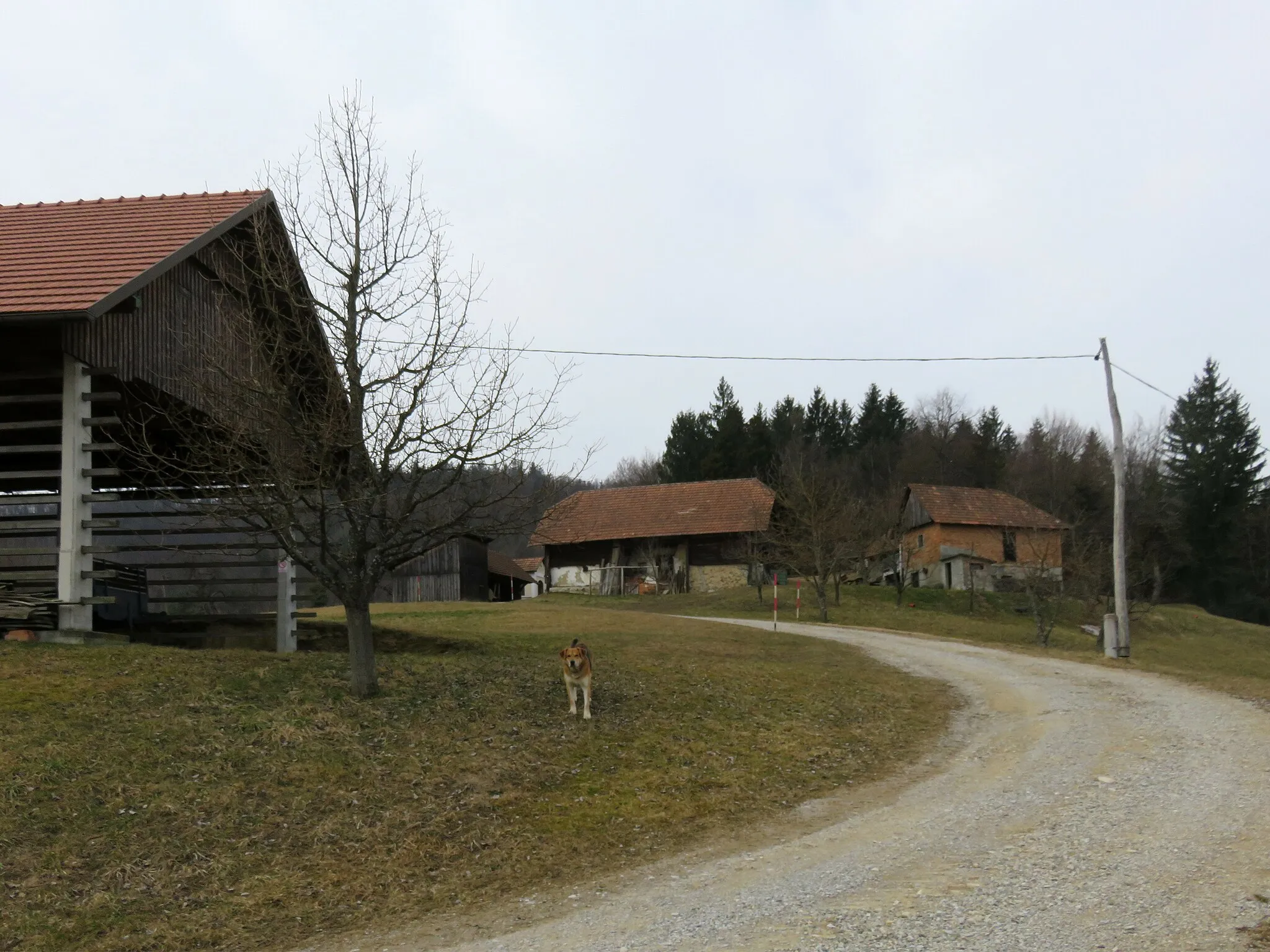 Photo showing: The Bulantin farm in Mala Noga, Zgornja Jevnica, Municipality of Litija, Slovenia