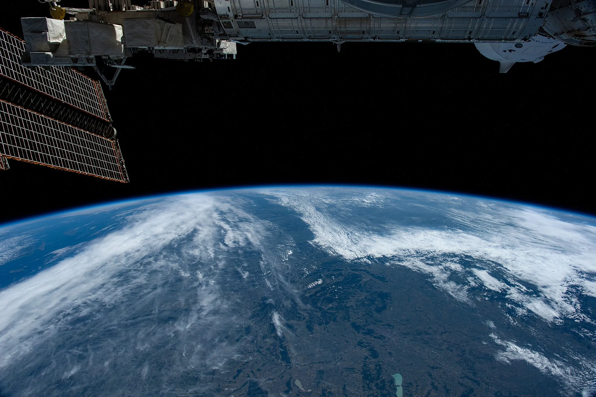 Photo showing: View of Earth taken during ISS Expedition 65.