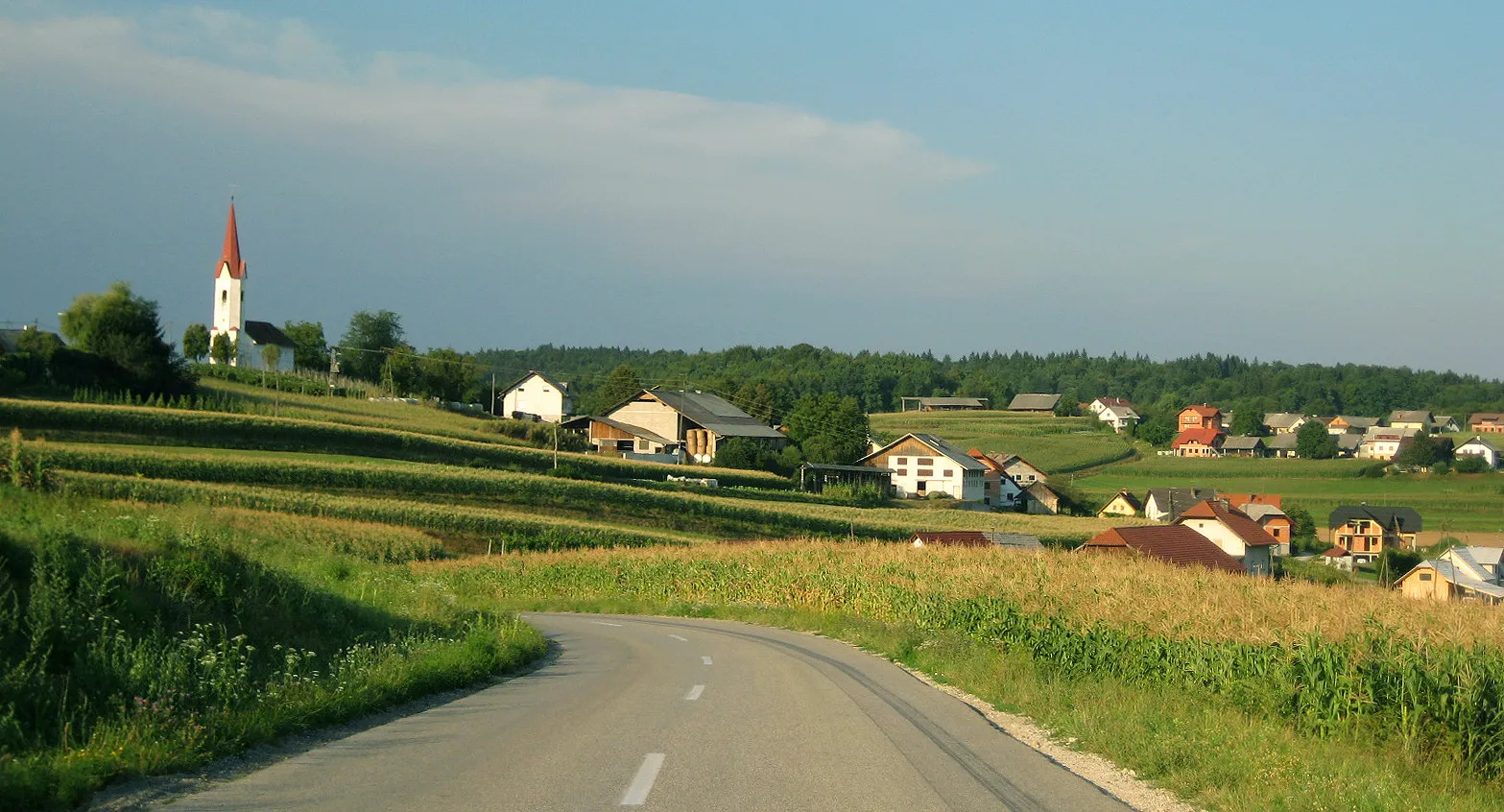 Photo showing: Štefan pri Trebnjem, village near Trebnje, Slovenia