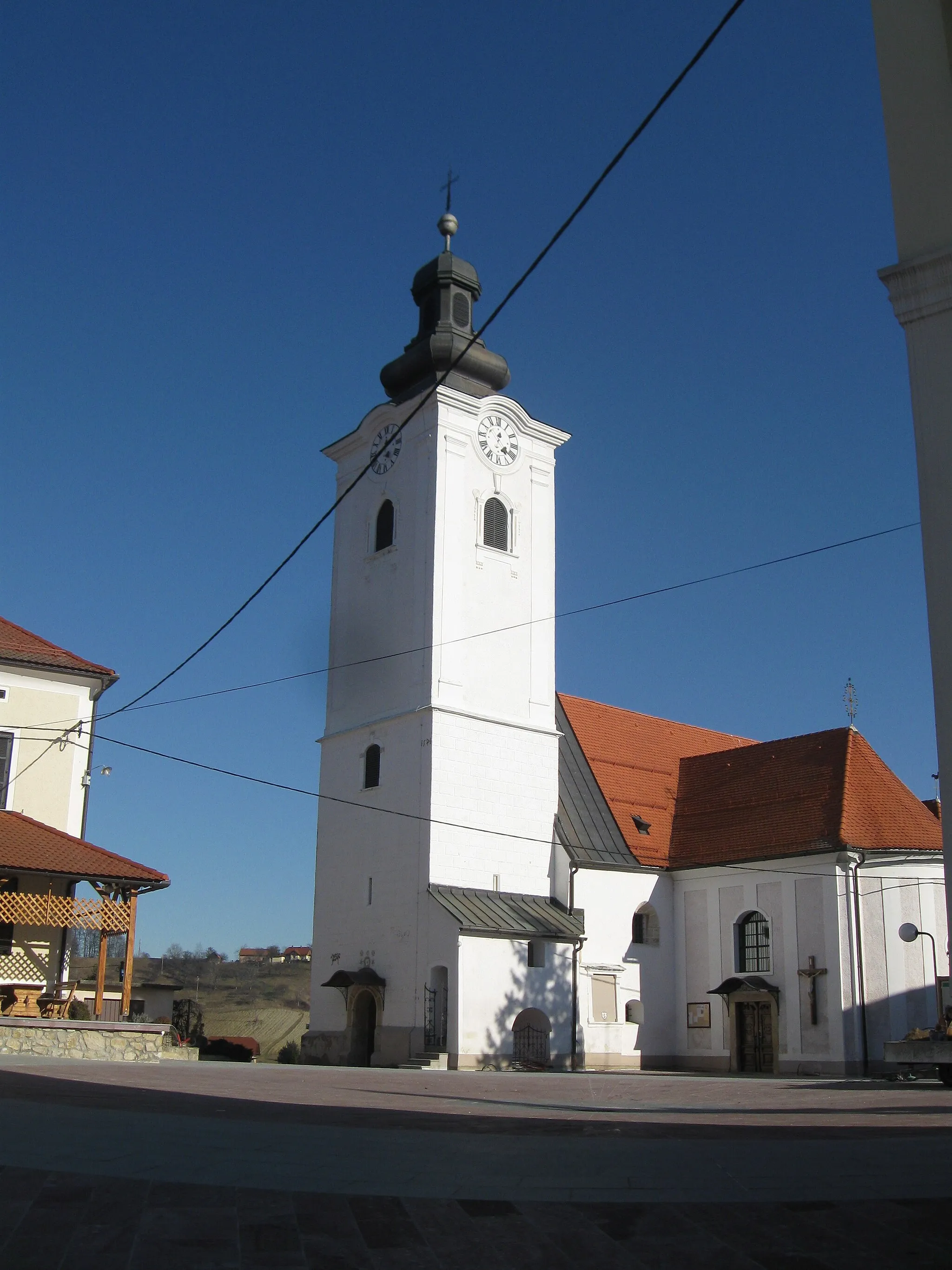 Photo showing: Cerkev Svetega Jurija v Jurovskem Dolu v Slovenskih goricah.