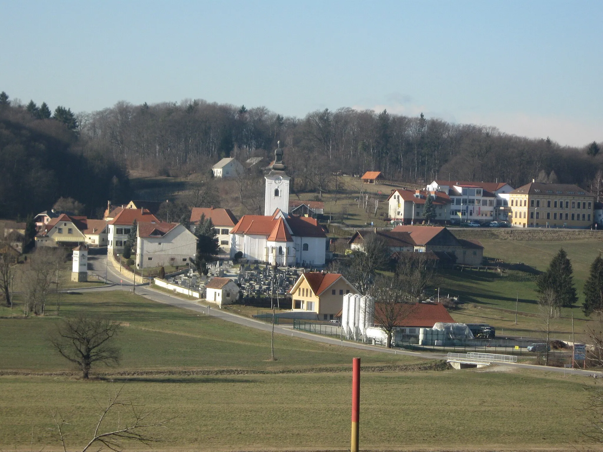 Photo showing: Naselje Jurovski Dol v Slovenskih goricah.