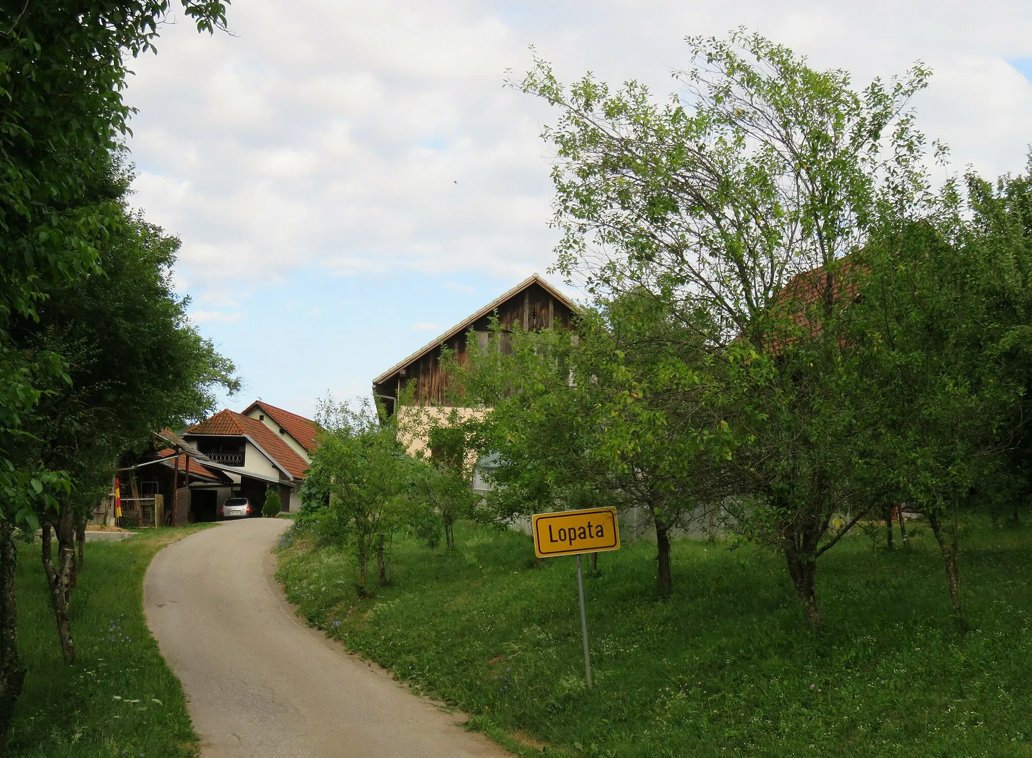 Photo showing: Lopata, Municipality of Žužemberk, Slovenia