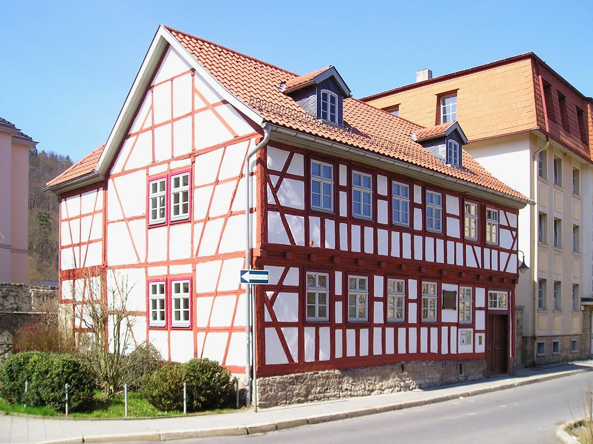 Photo showing: House of the poet Rudolf Baumbach, now home of the Museum of Literature "Baumbachhaus" Meininger museums.