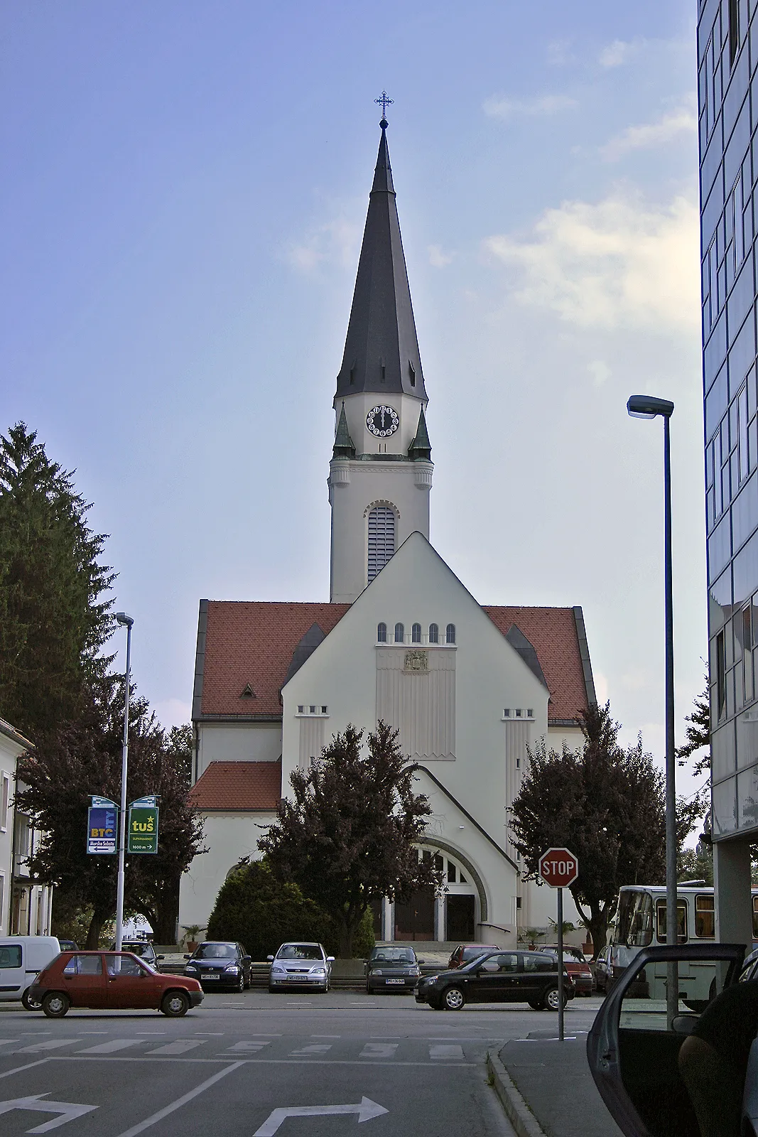 Photo showing: Stolnica svetega Nikolaja, Murska Sobota.
Saint Nicholas cathedral,  Murska Sobota.

Heiliger Nikolaus Domkirche,  Murska Sobota.