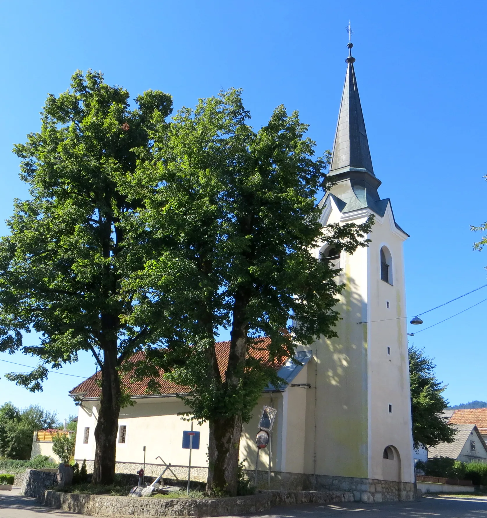 Photo showing: Saint Roch's Church in Šalka Vas, Municipality of Kočevje, Slovenia