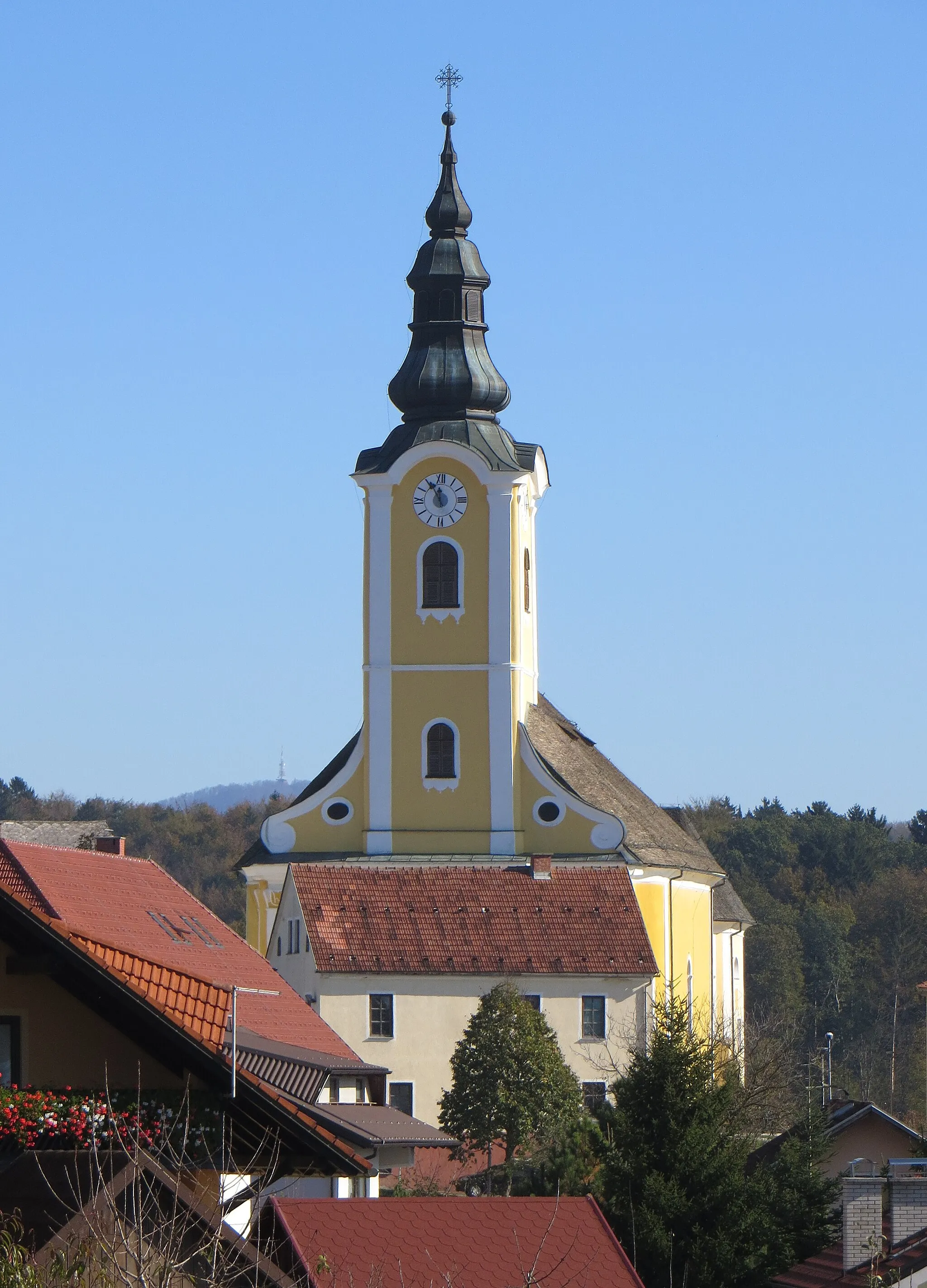 Photo showing: Saint Martin's Church in Ponikva, Municipality of Šentjur, Slovenia