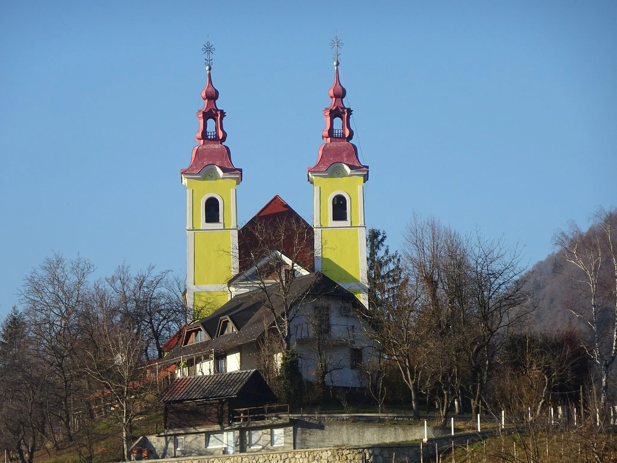 Photo showing: Holy Trinity Church, Dol pod Gojko, Frankolovo, Slovenia