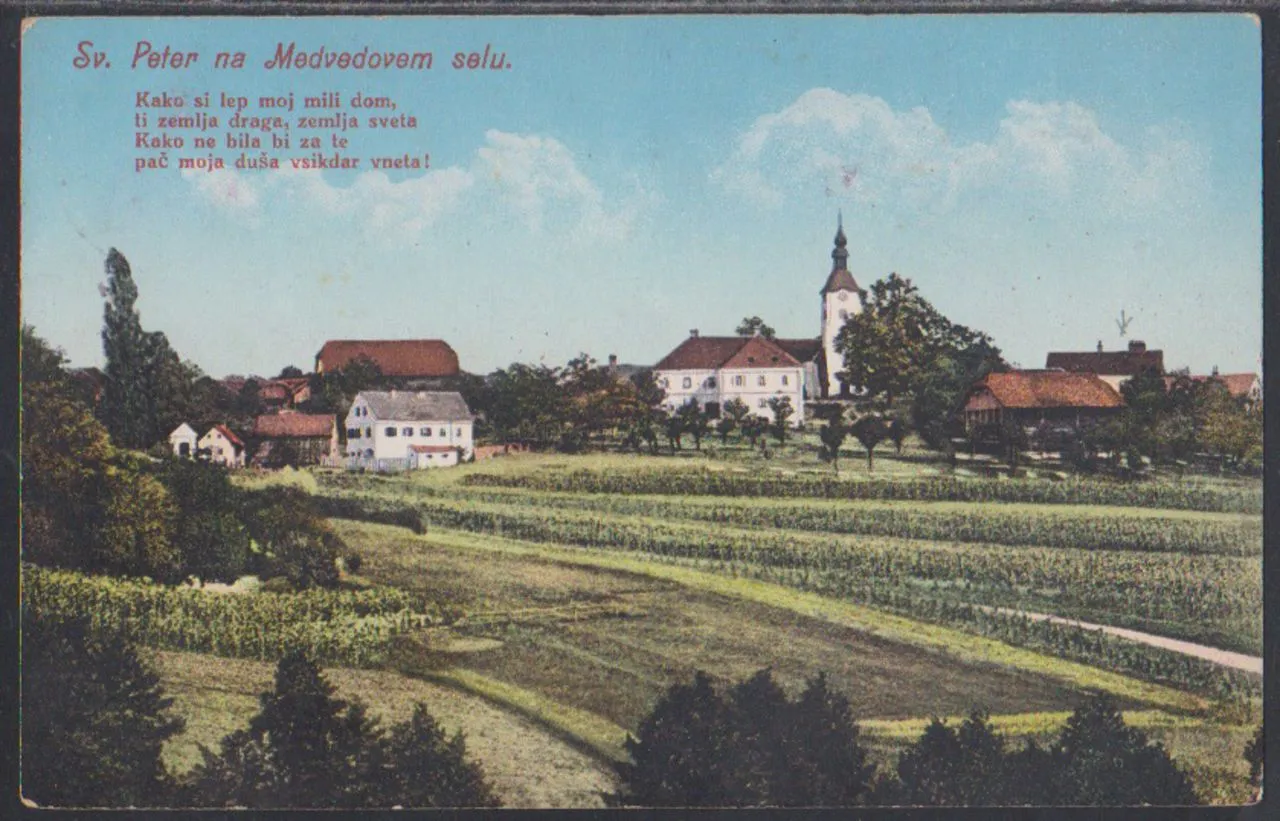 Photo showing: Postcard of Kristan Vrh.