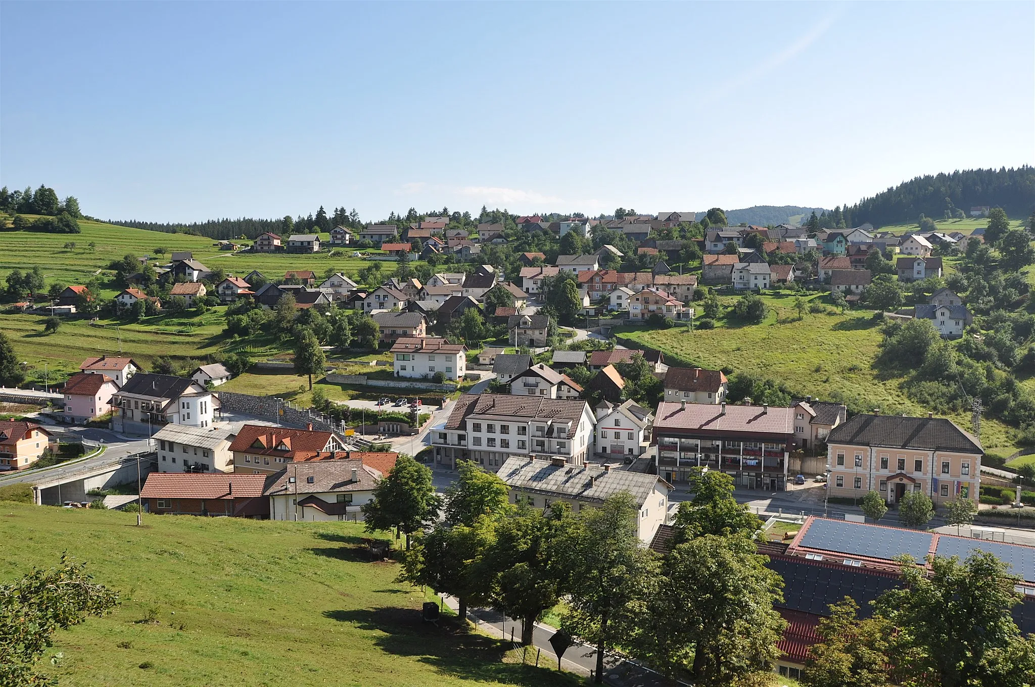 Photo showing: Hrib-Loški potok, town in Slovenia