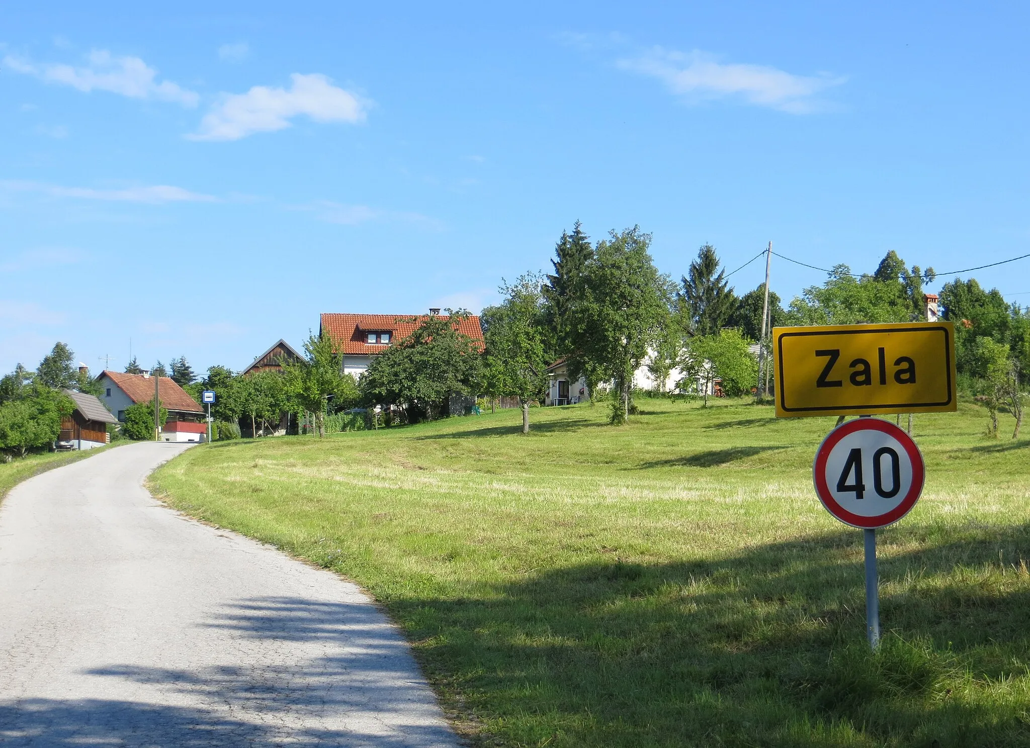 Photo showing: Zala, Municipality of Cerknica, Slovenia