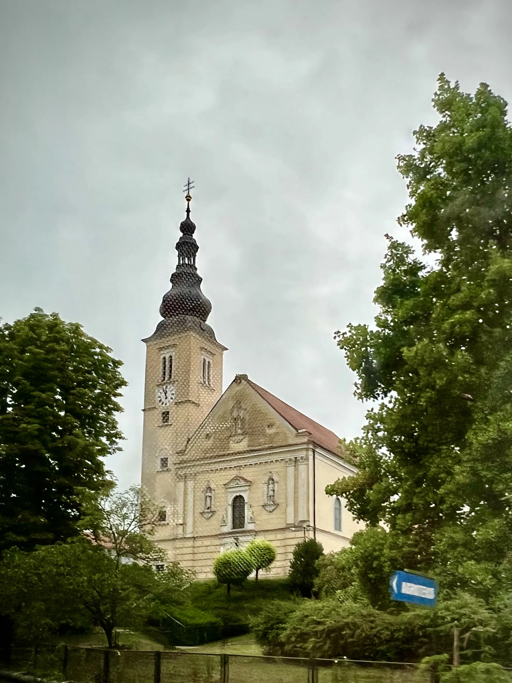 Photo showing: Crkva sv. Nikola (St. Nicholas Church), Jastrebarsko, Croatia 2022