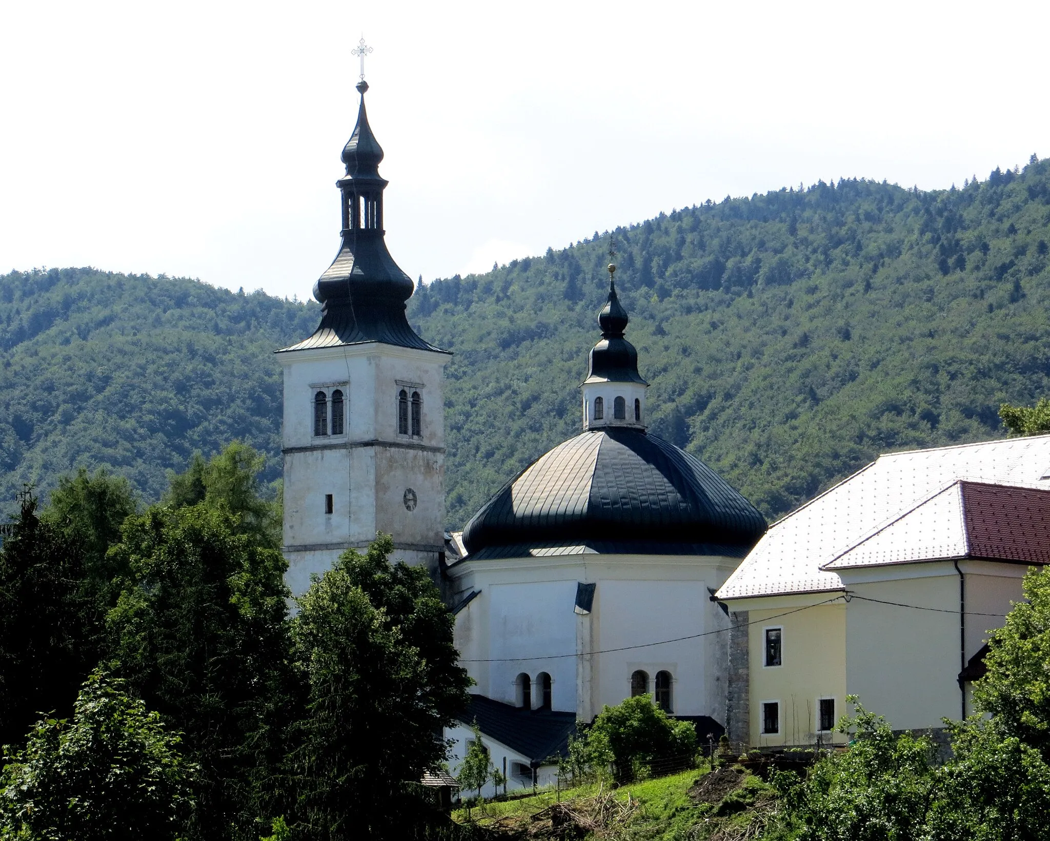 Photo showing: Assumption Church in Nova Štifta, Municipality of Sodražica, Slovenia