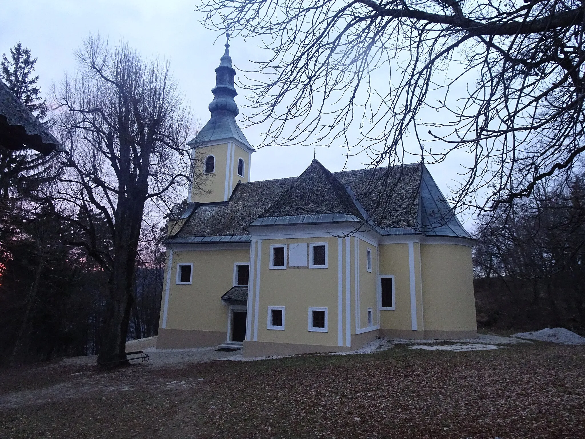 Photo showing: Marijina cerkev na Brinjevi gori nad Zrečami