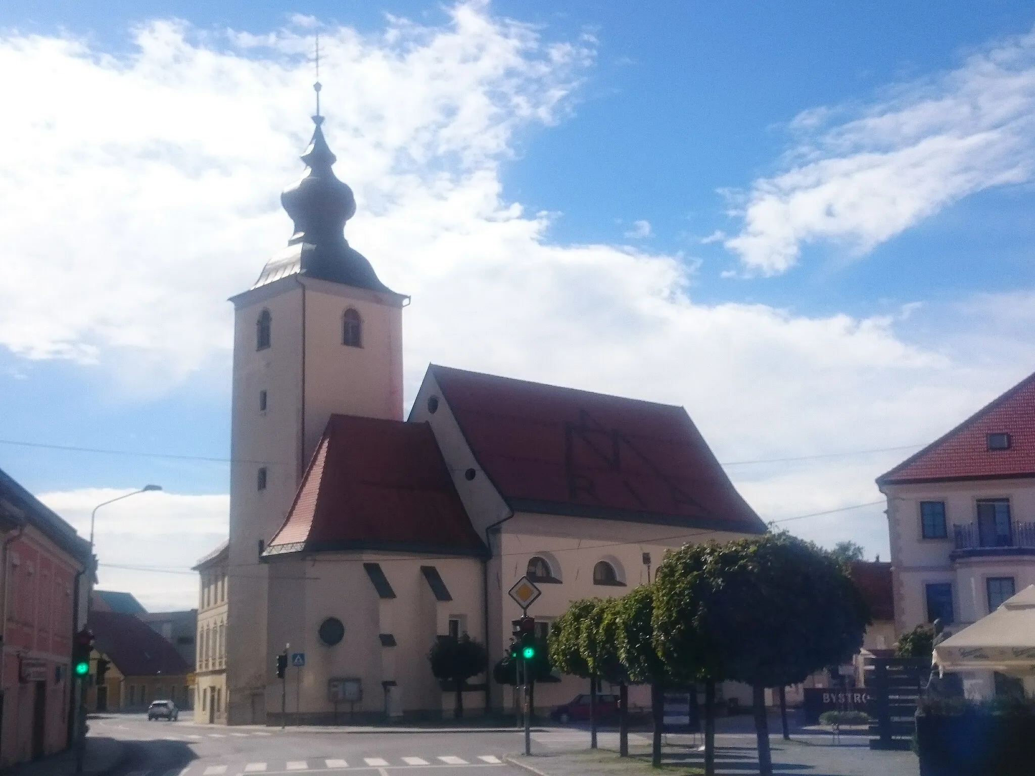 Photo showing: Church of Our Lady of Seven Sorrows in Slovenska Bistrica.