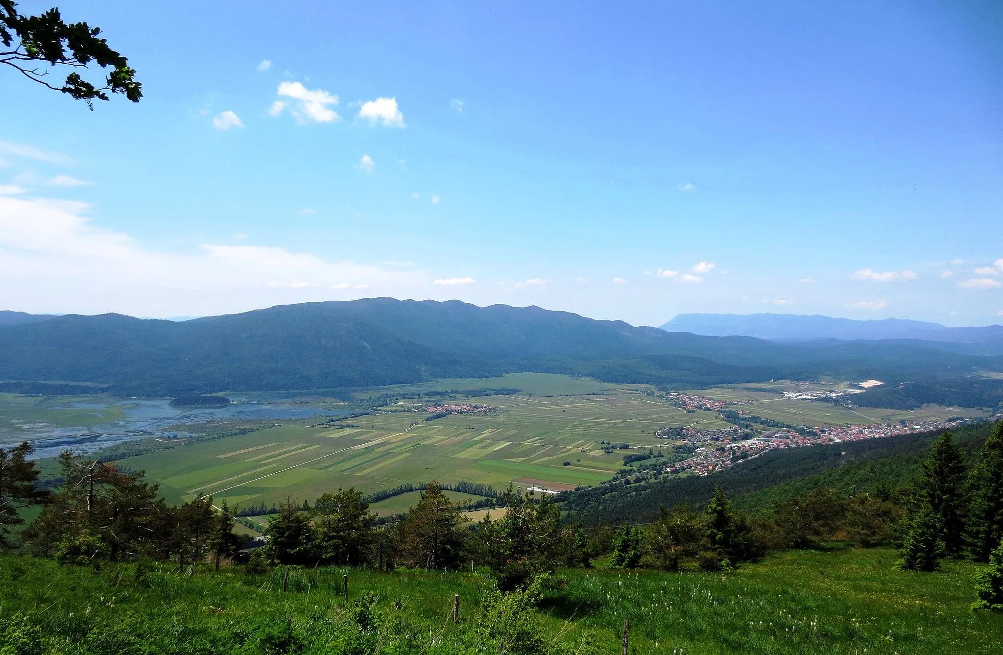 Photo showing: Slivnica&Cerkniško jezero