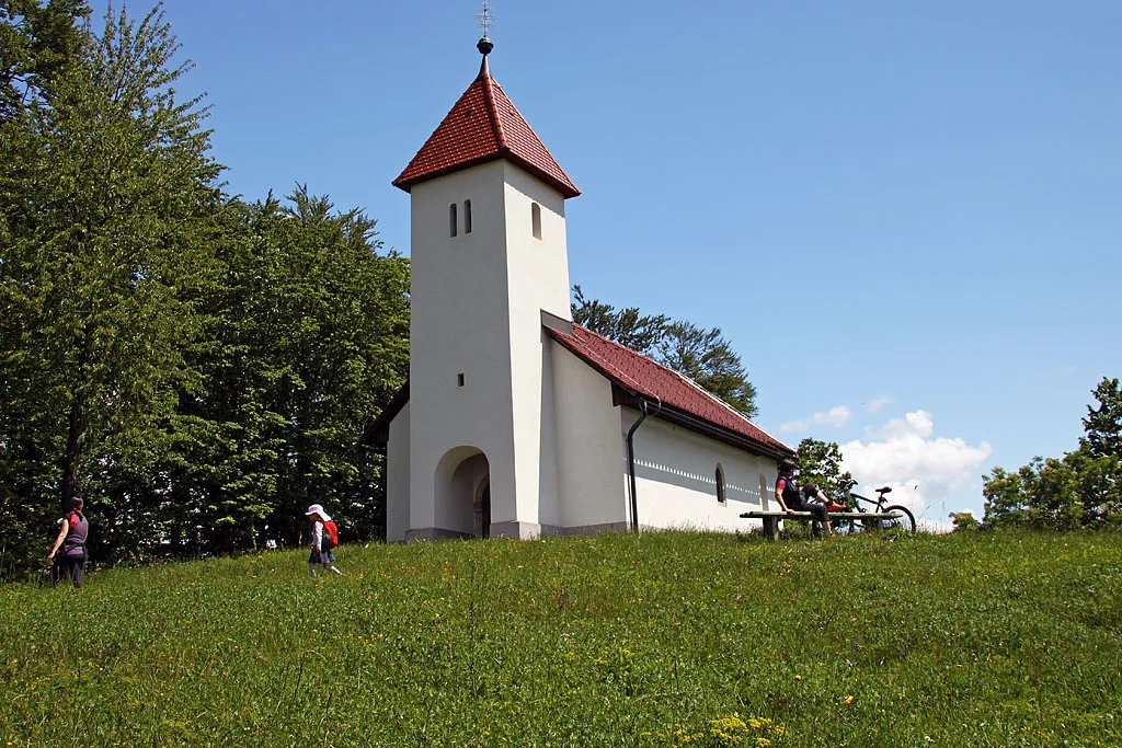Photo showing: Sv. Lovrenc, near Brezovica.
