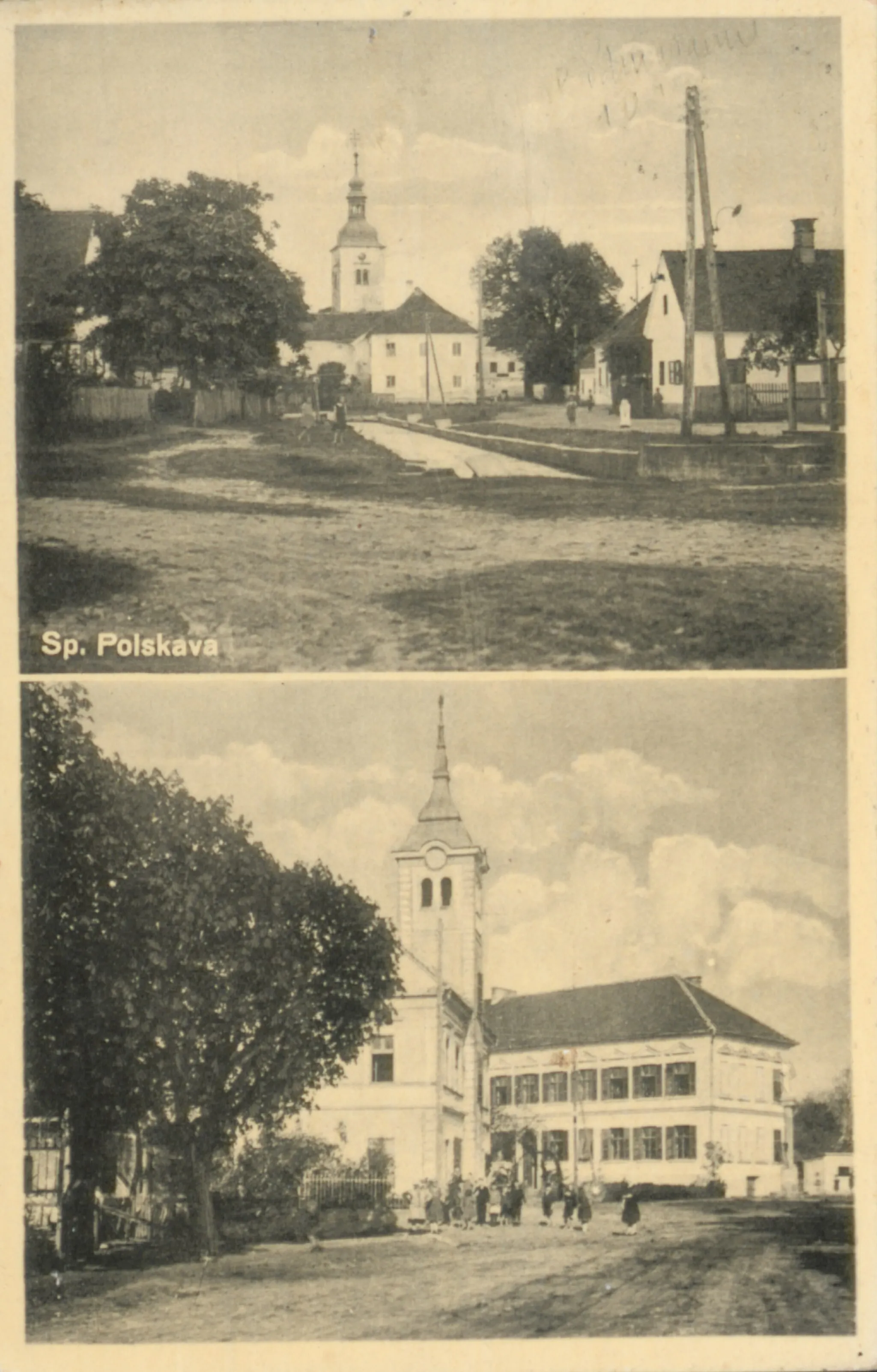Photo showing: Postcard of Spodnja Polskava