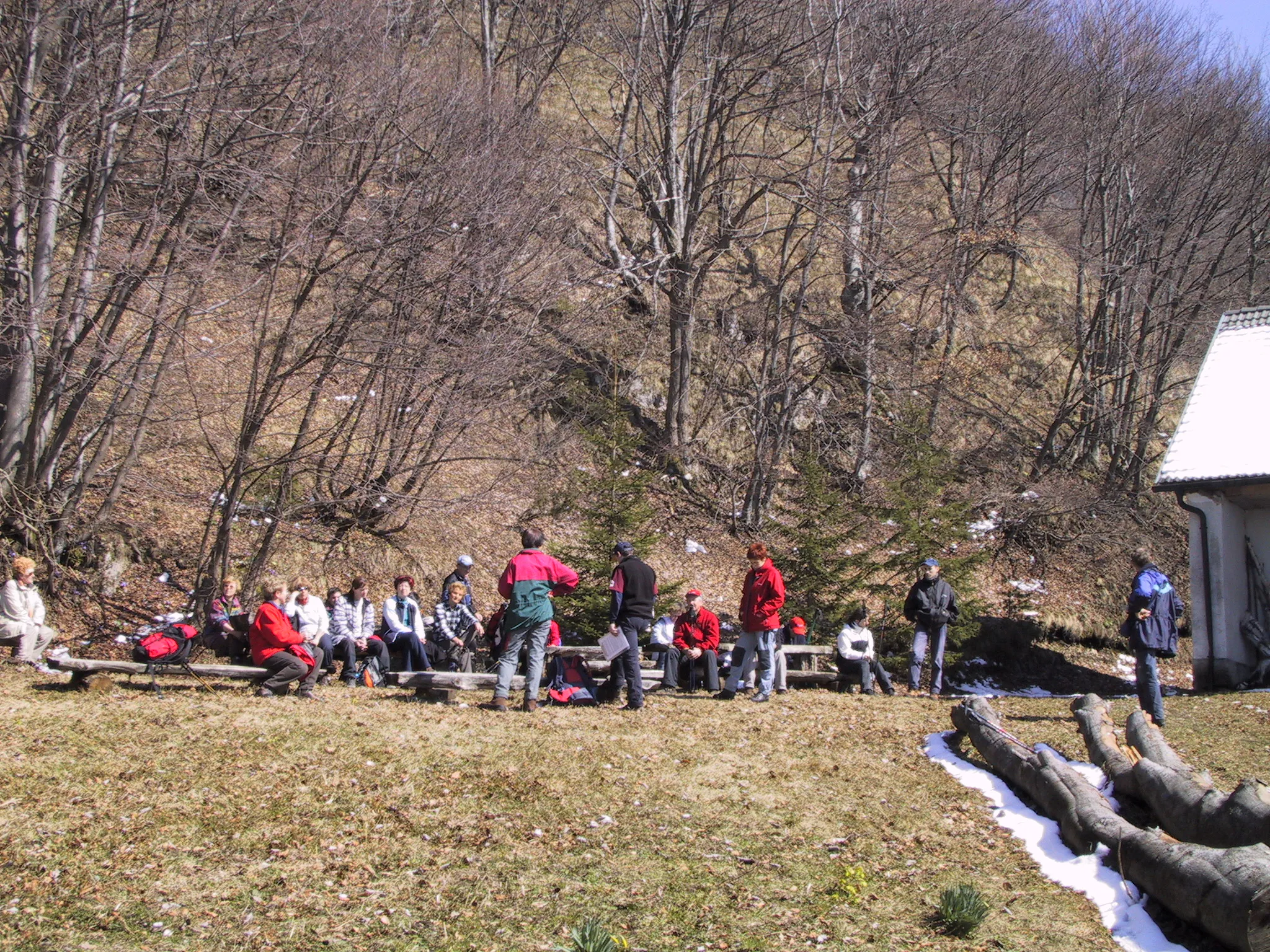 Photo showing: Usposabljanje za varuha gorske narave na terenu (Sv. Jošt na Lisci)