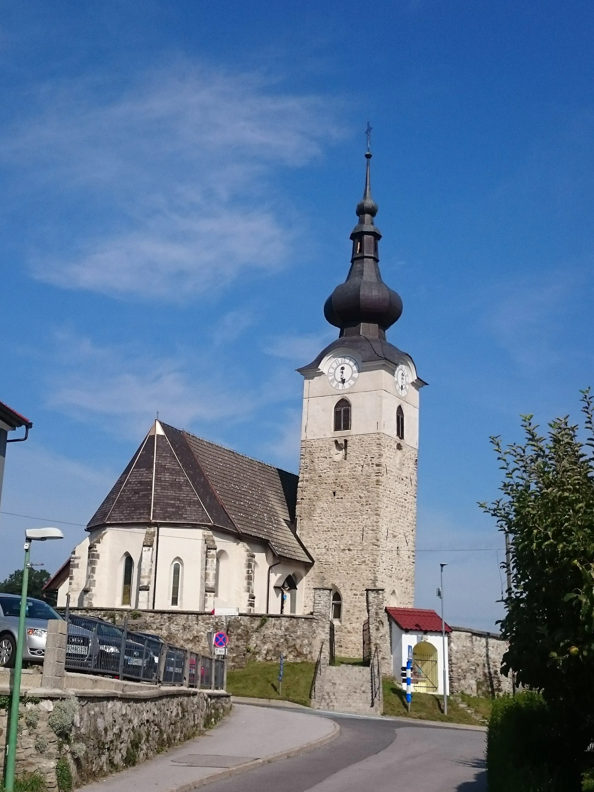 Photo showing: St. John the Baptist's church in Šentjanž pri Dravogradu.