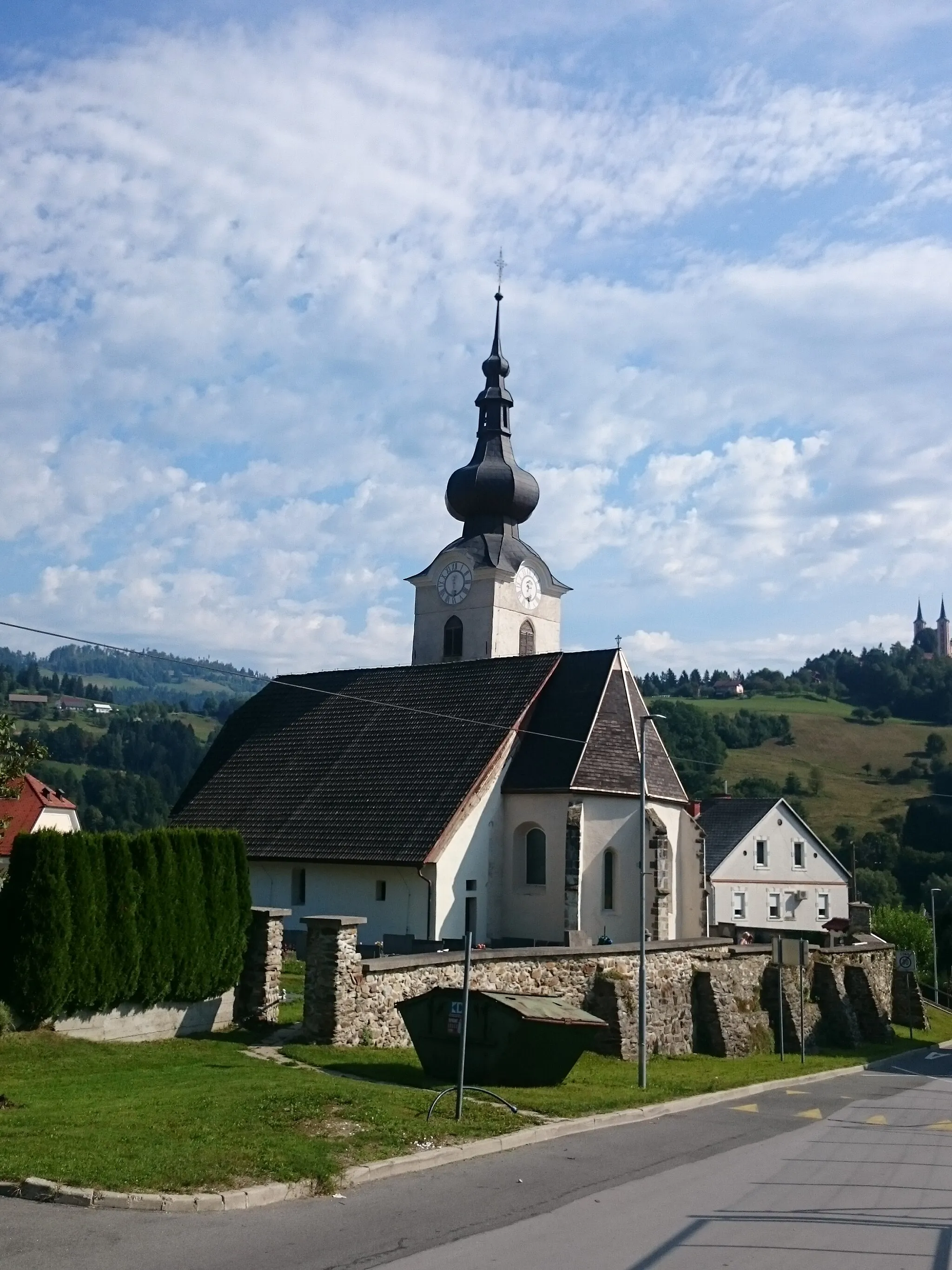 Photo showing: St. John the Baptist's church in Šentjanž pri Dravogradu.