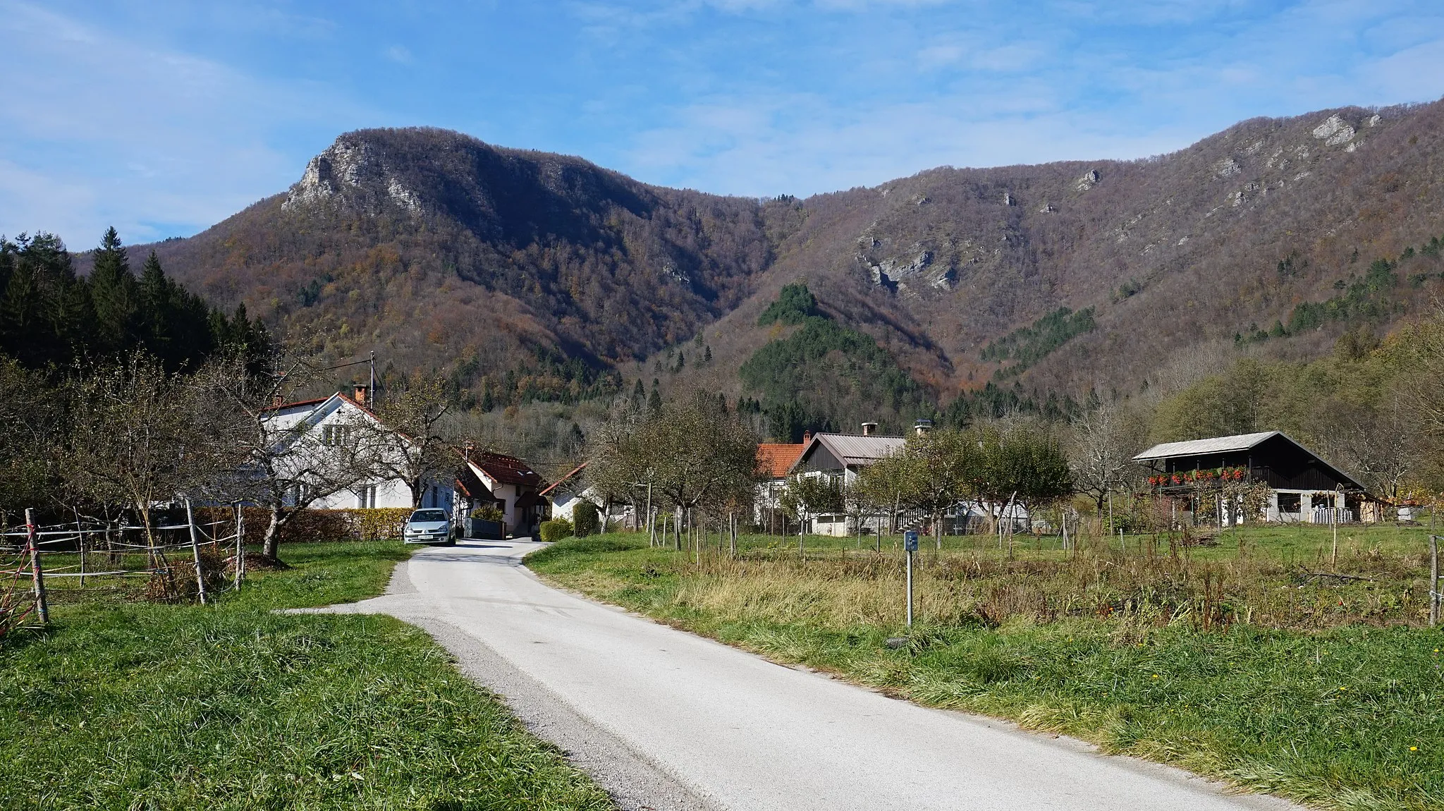 Photo showing: The Potok village in Kostel municipality.