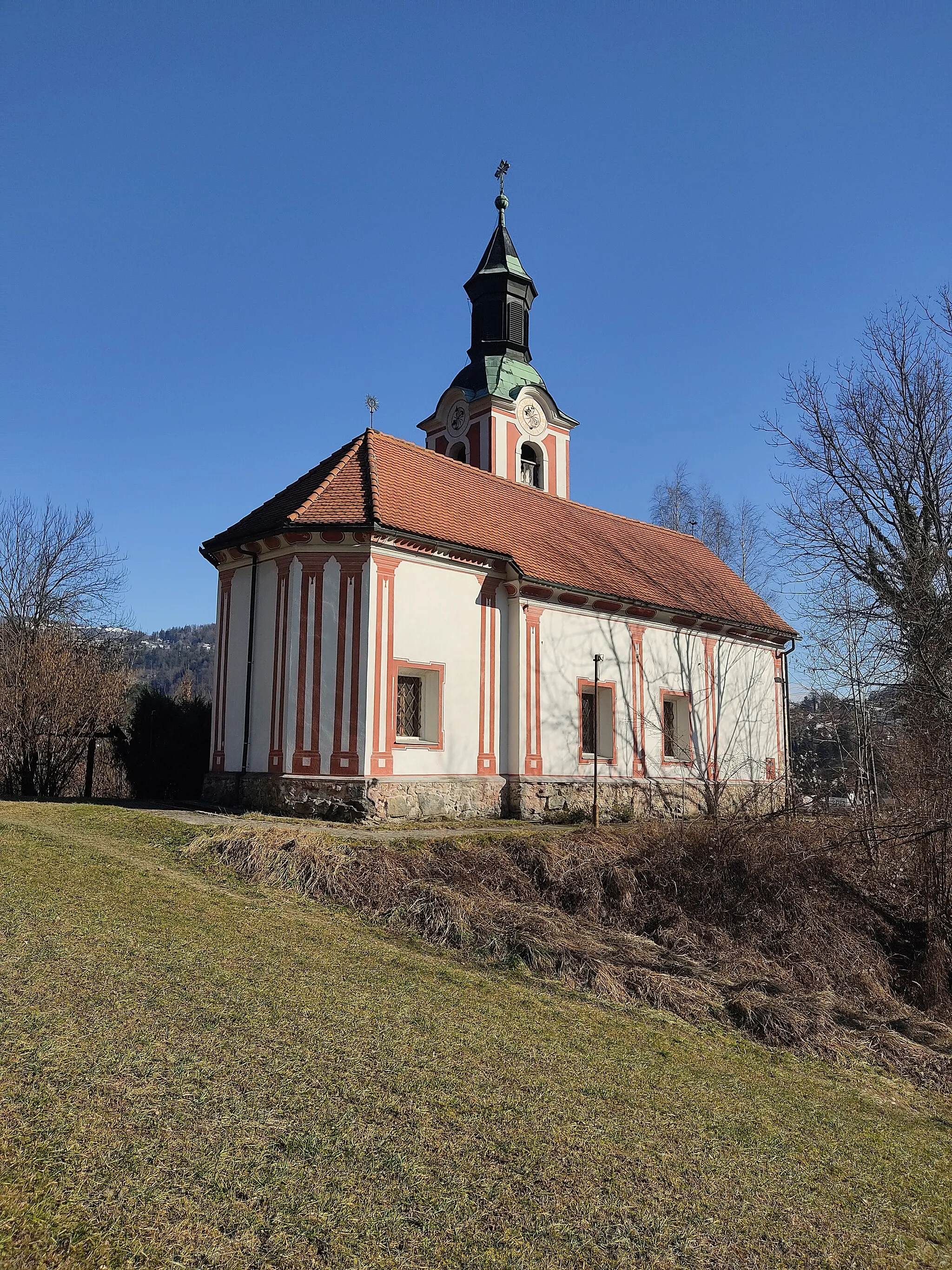 Photo showing: Cerkev sv. Nikolaja, Trbovlje (church building in Trbovlje Municipality, Slovenia)
