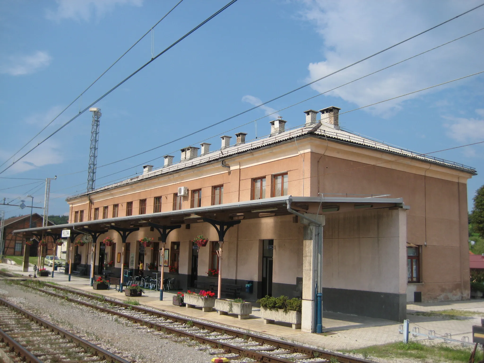 Photo showing: Poljčane train Station, Slovenia