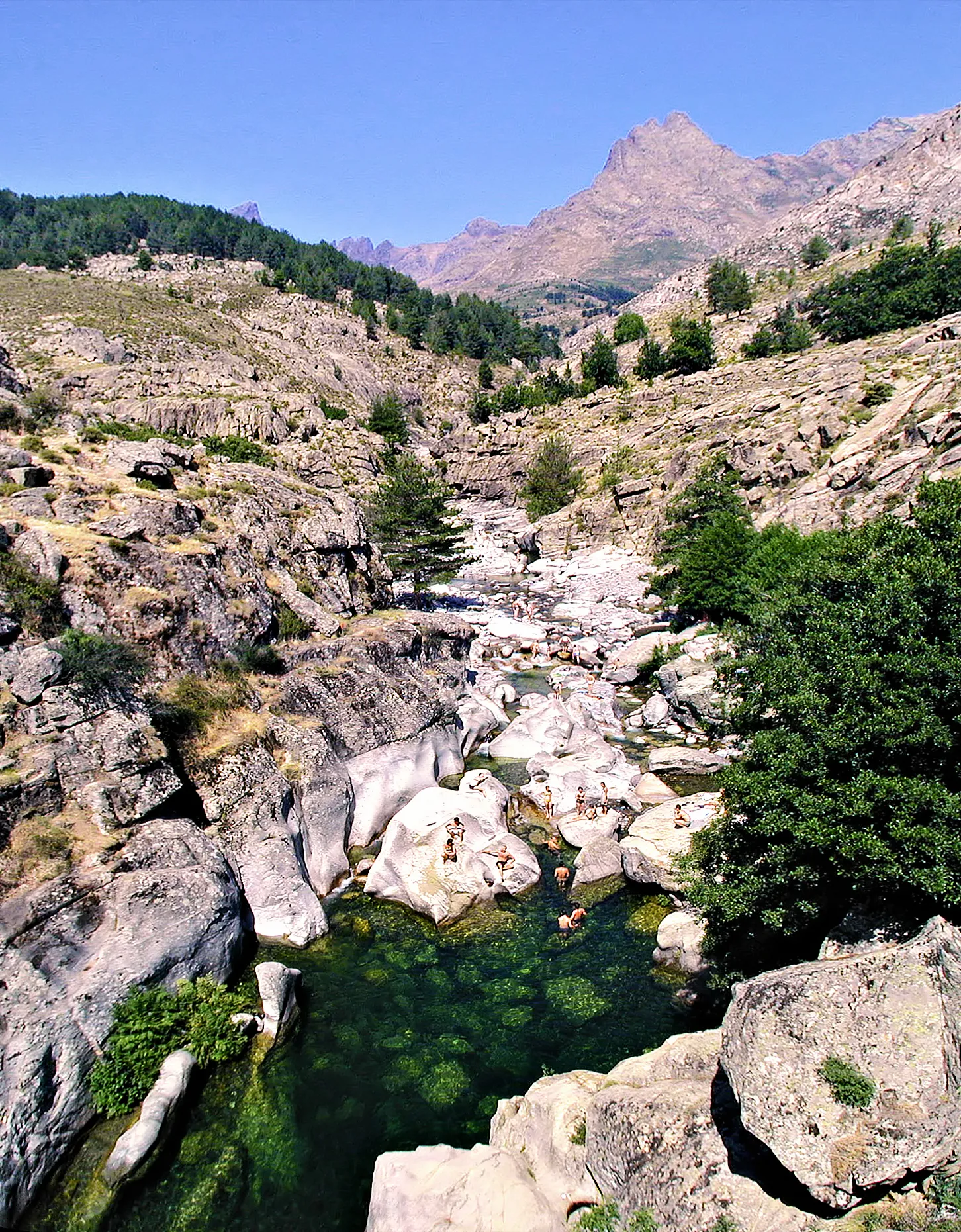 Photo showing: Albertacce - Le Golo au Ponte Altu (D89)