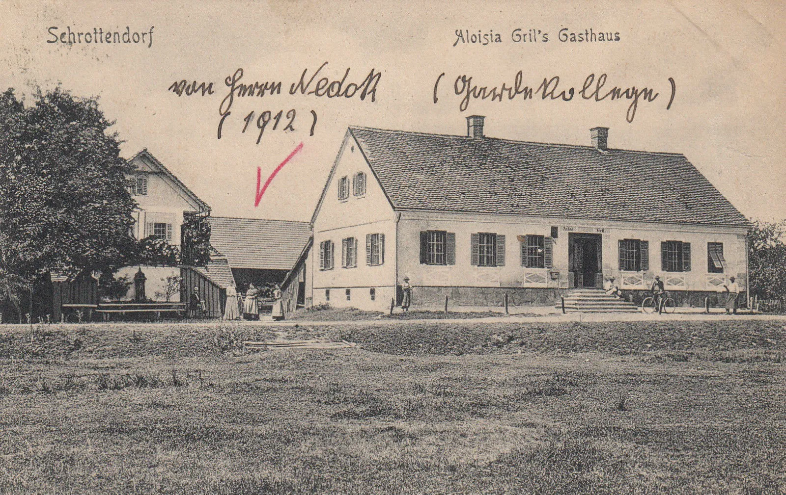Photo showing: Postcard of Šratovci.