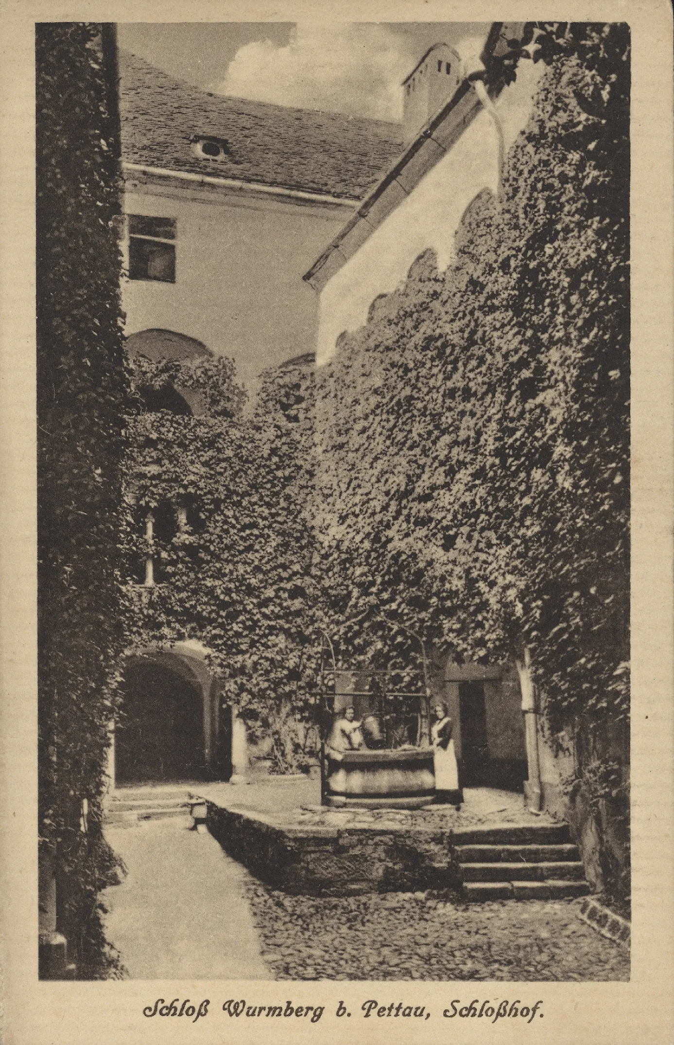 Photo showing: Postcard of Vurberk Castle