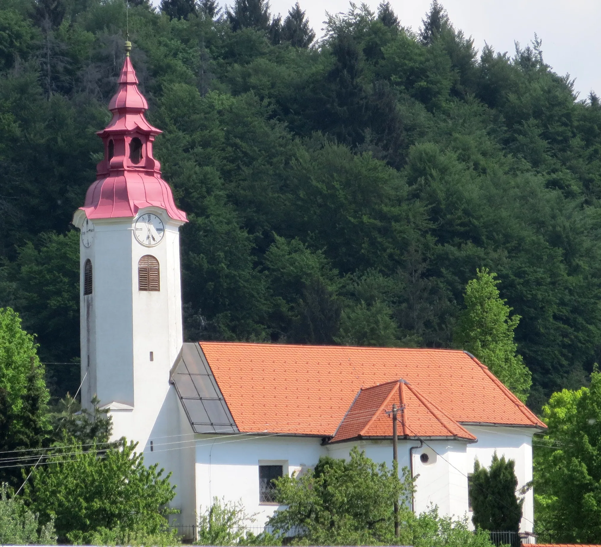 Photo showing: Assumption Church in Javorje, Municipality of Šmartno pri Litiji, Slovenia