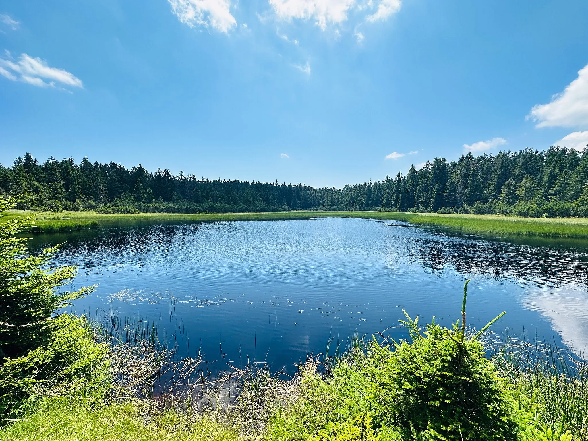 Photo showing: Crno jezero or Black lake a popular hiking destination on Pohorje Slovenia