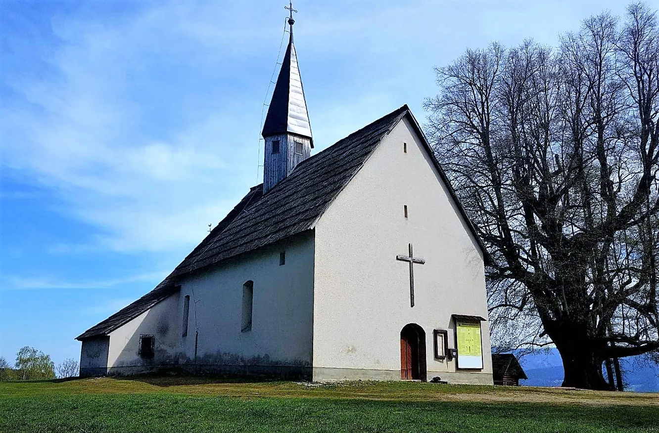 Photo showing: Janževski vrh, St John's church