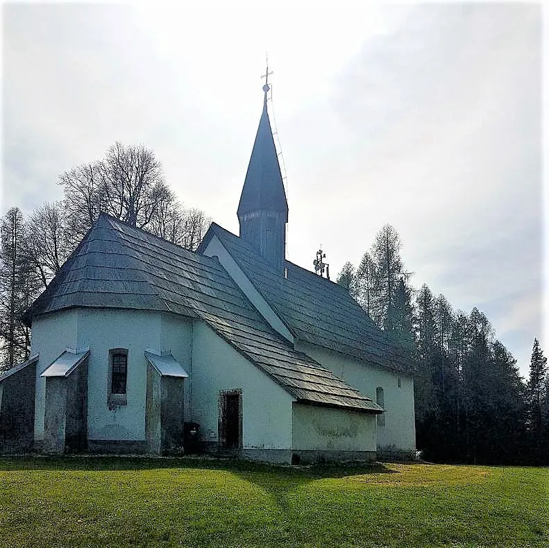 Photo showing: Janževski vrh, St John's church