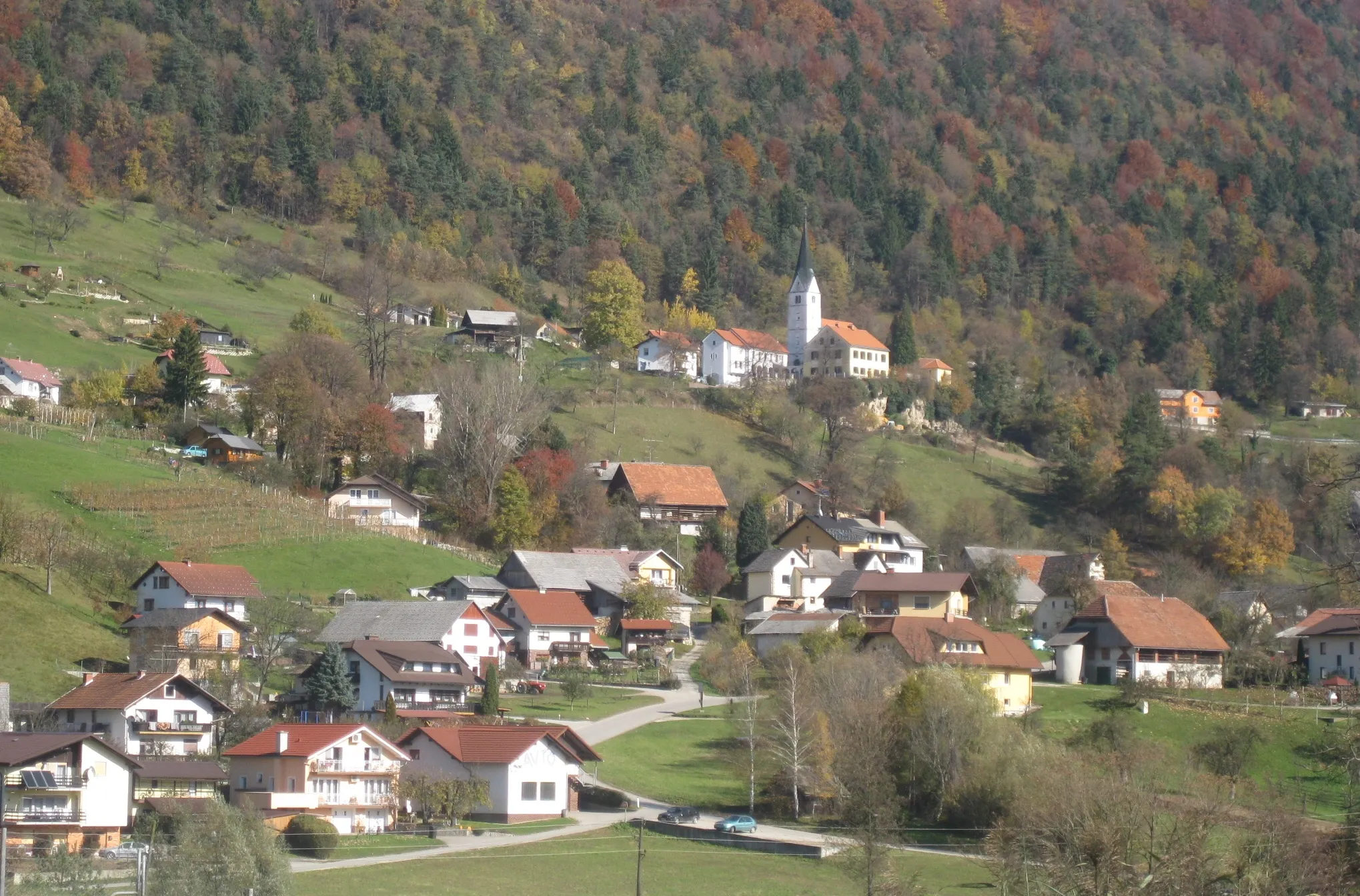 Photo showing: Vinska Gora, village in Slovenia