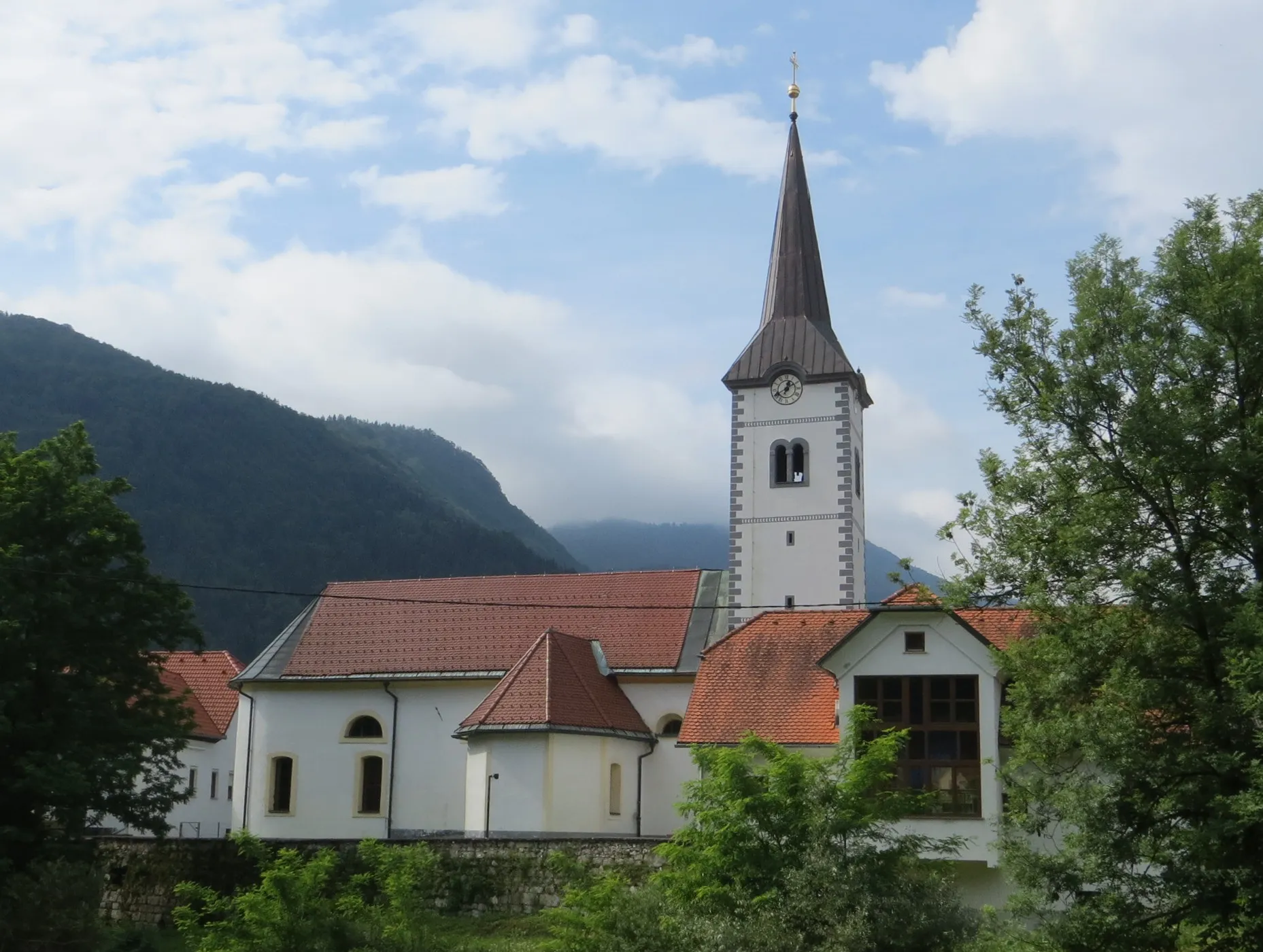 Photo showing: Saint Martin's Chirch in Šmartno ob Dreti, Municipality of Nazarje, Slovenia