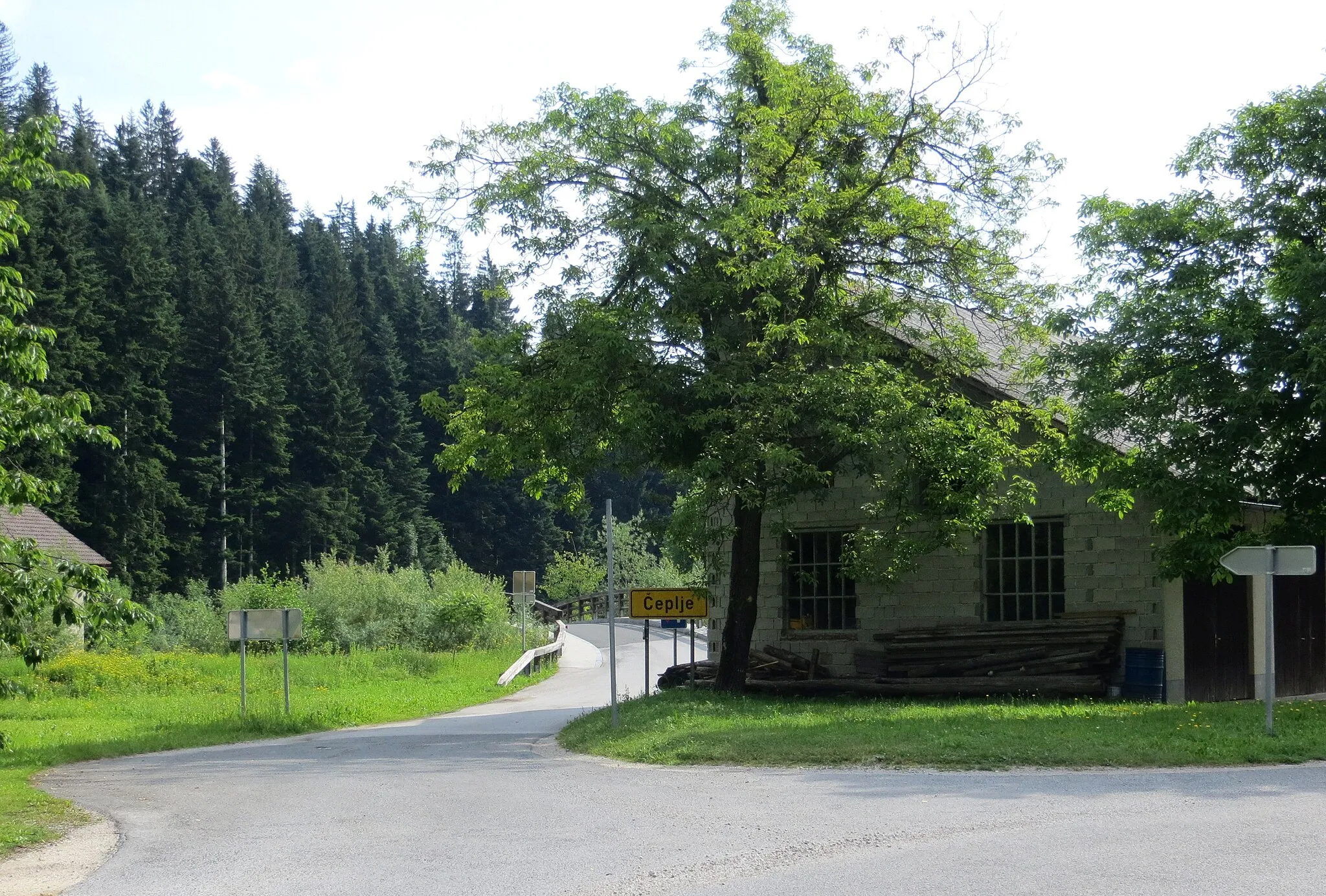 Photo showing: The hamlet of Čeplje in Bočna, Municipality of Gornji Grad, Slovenia