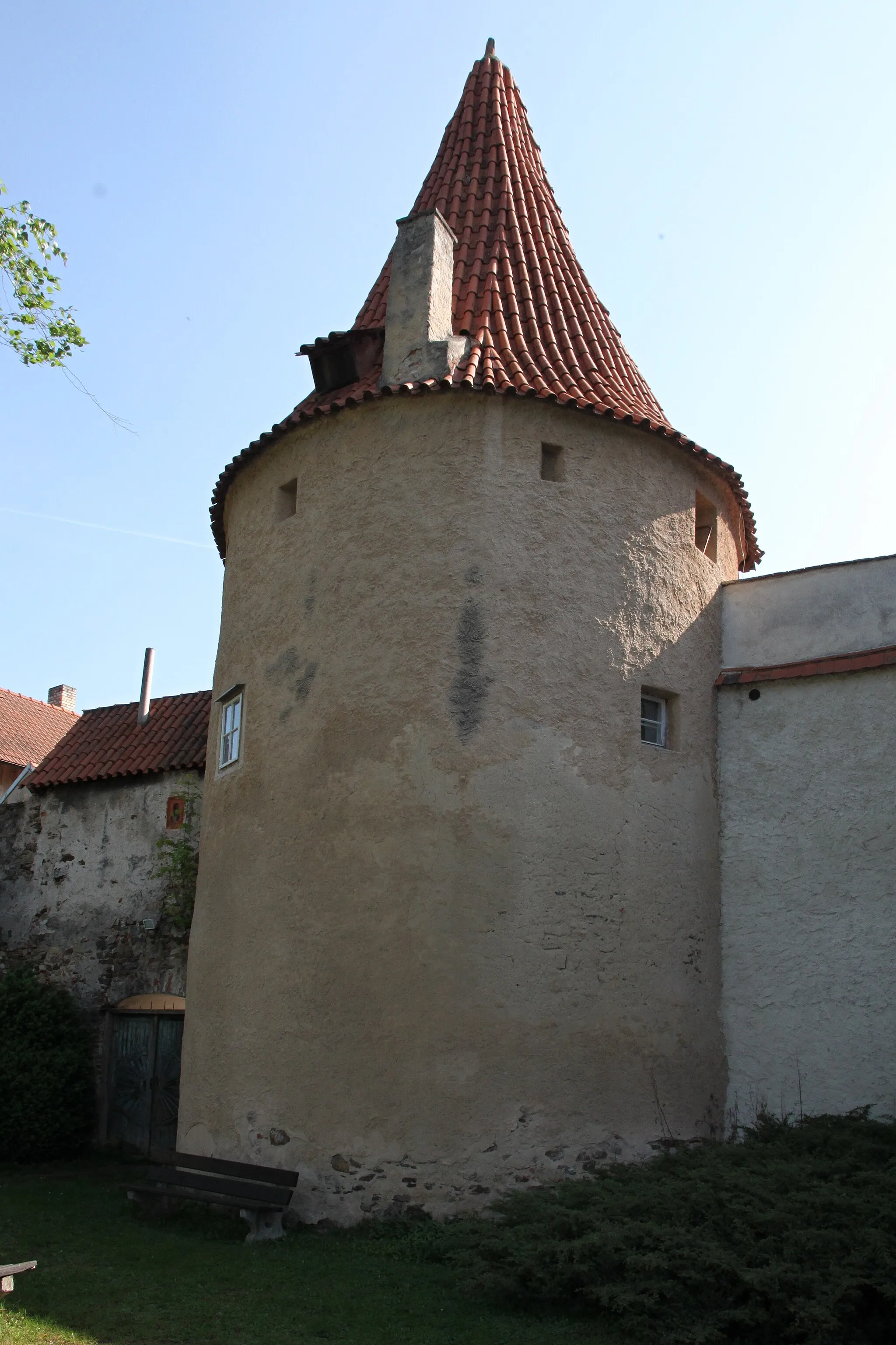 Photo showing: Fortification tower in České Budějovice