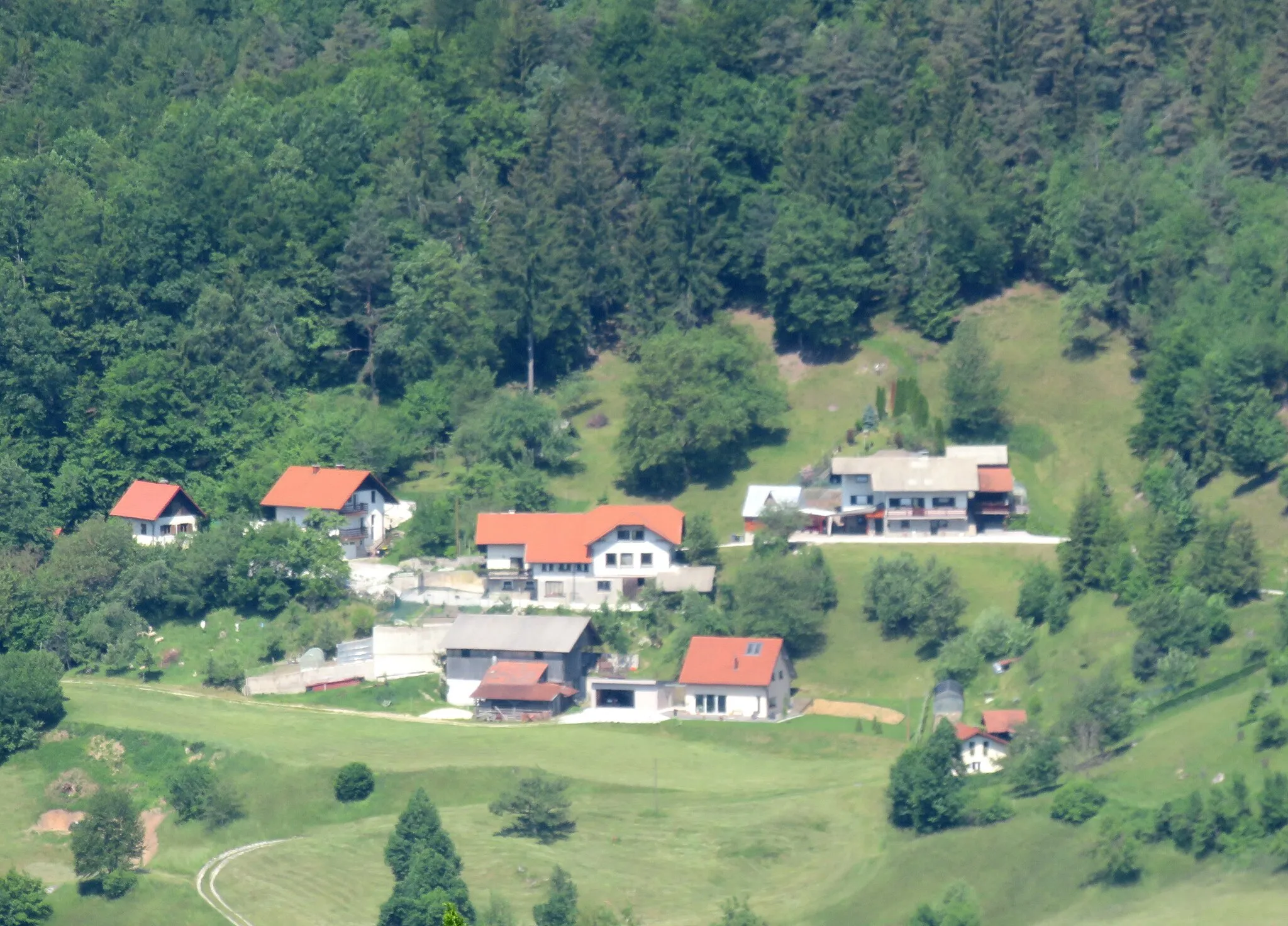 Photo showing: Žamboh, now part of Tepe, Municipality of Litija, Slovenia